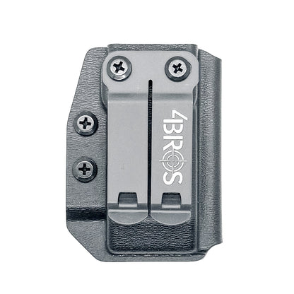 Black Inside Waistband IWB AIWB magazine carrier, holster, or pouch for the Springfield Armory Echelon Magazines from Four Brothers 4BROS Holsters. 
