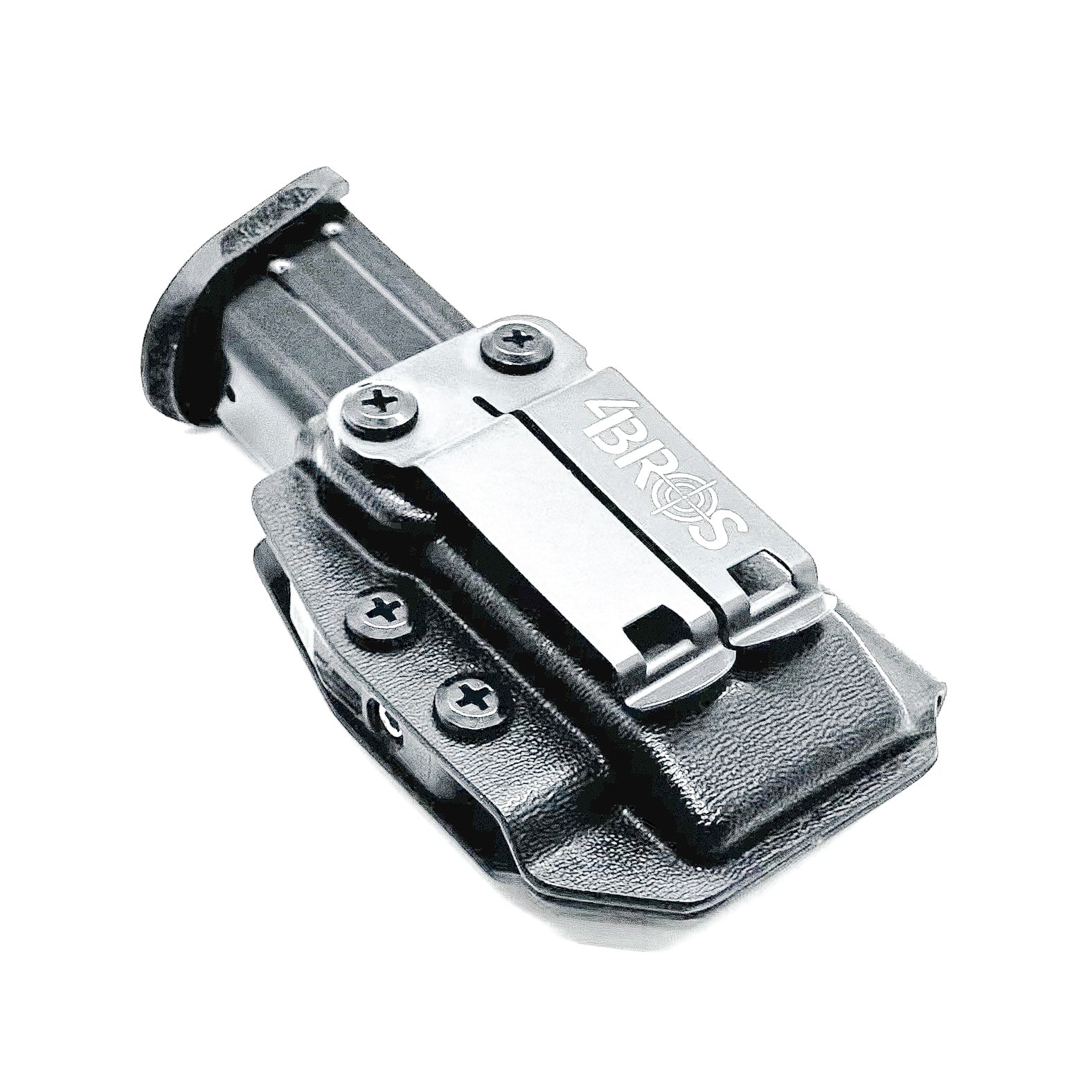 Black Inside Waistband IWB AIWB magazine carrier, holster, or pouch for the Springfield Armory Echelon Magazines from Four Brothers 4BROS Holsters. 