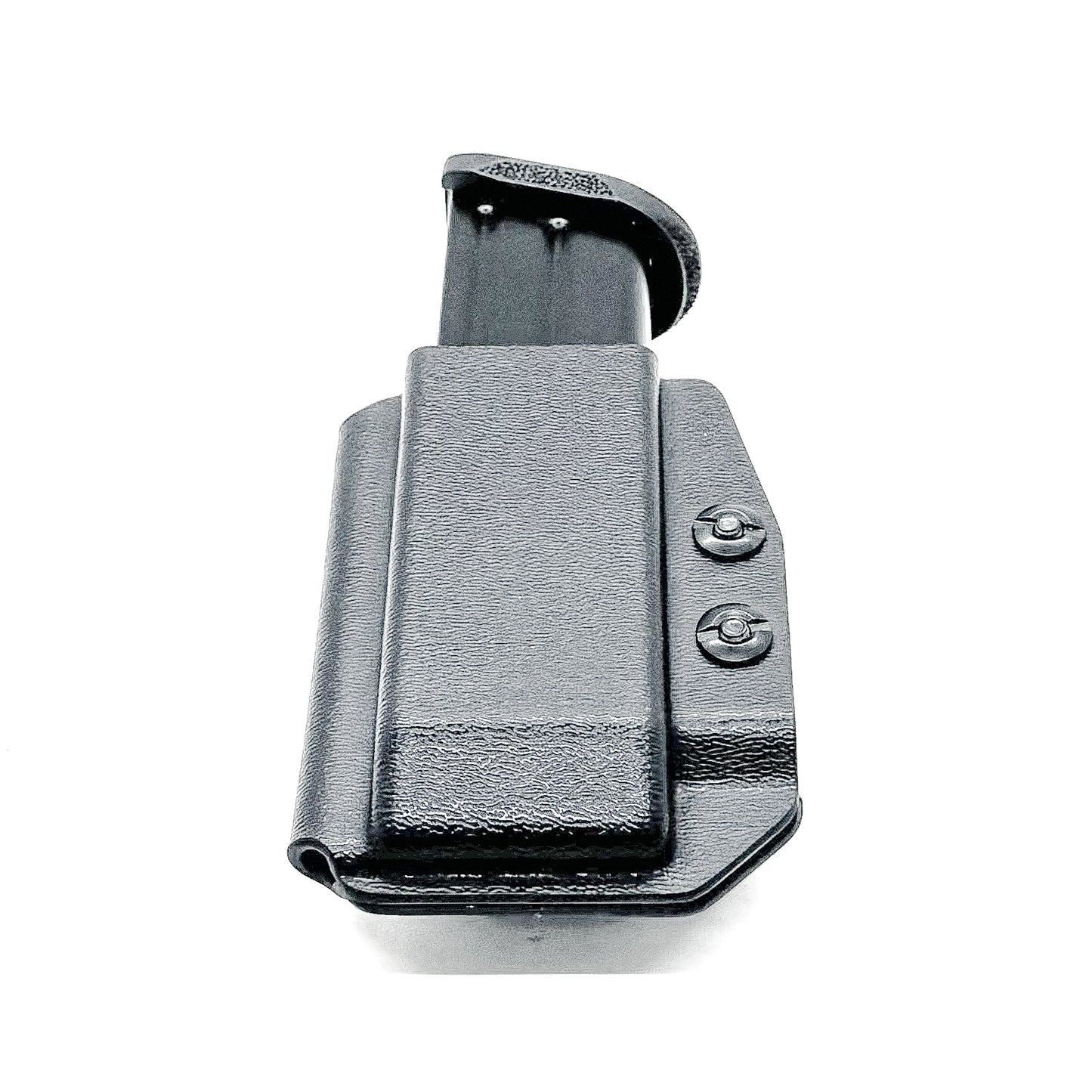 Black Inside Waistband IWB AIWB magazine carrier, holster, or pouch for the Springfield Armory Echelon Magazines from Four Brothers 4BROS Holsters. 