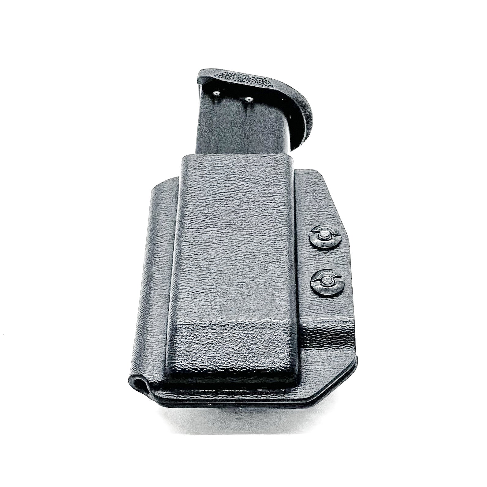 Black Inside Waistband IWB AIWB magazine carrier, holster, or pouch for the Springfield Armory Echelon Magazines from Four Brothers 4BROS Holsters. 