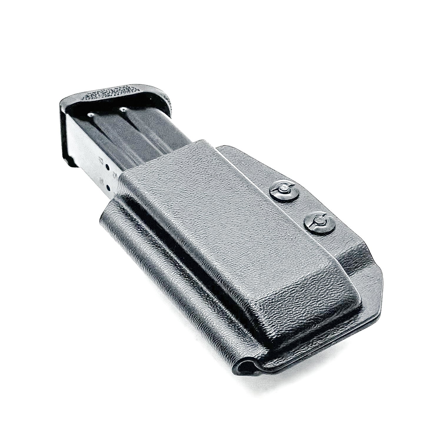 Black Inside Waistband IWB AIWB magazine carrier, holster, or pouch for the Springfield Armory Echelon Magazines from Four Brothers 4BROS Holsters. 
