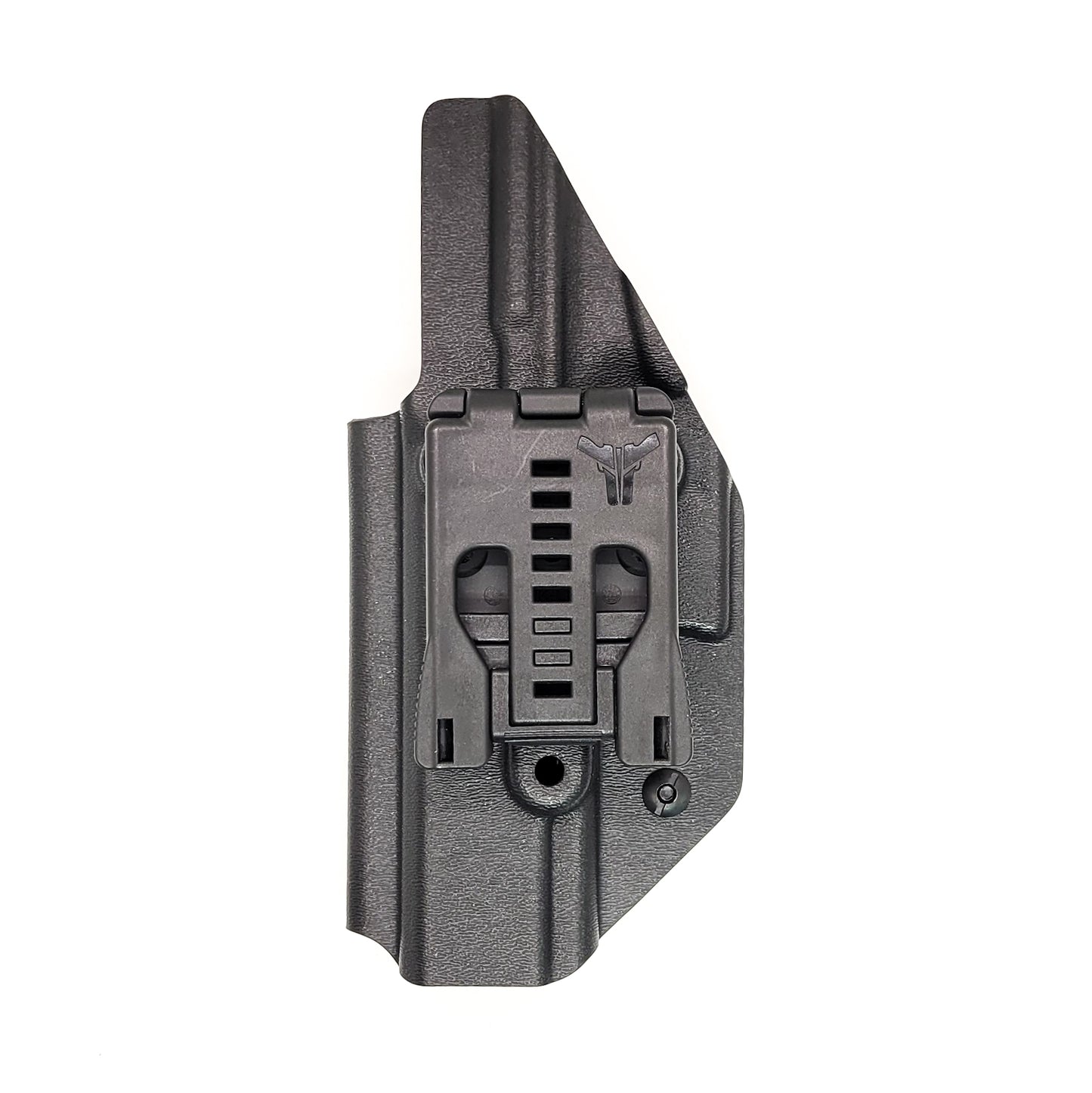 For the best, highest quality, Kydex OWB Outside Waistband Holster designed to fit the Springfield Armory Echelon, shop Four Brothers Holters. Cleared for a red dot sight mounted to the pistol. Full sweat guard, adjustable retention, minimal material, and smooth edges to reduce printing. Proudly made in the USA.