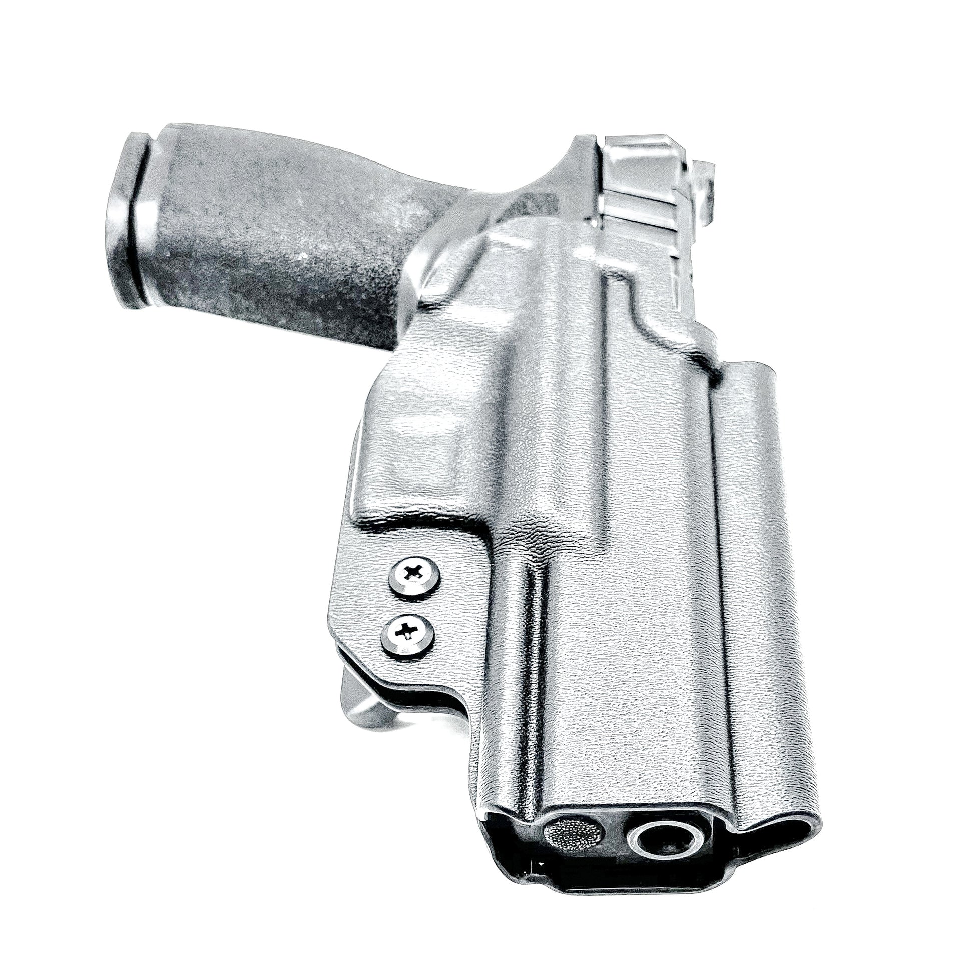 Outside the Waistband (OWB) Holster designed for the Springfield Armory Echelon in black with the 4BROS 1.5" Belt Slide.