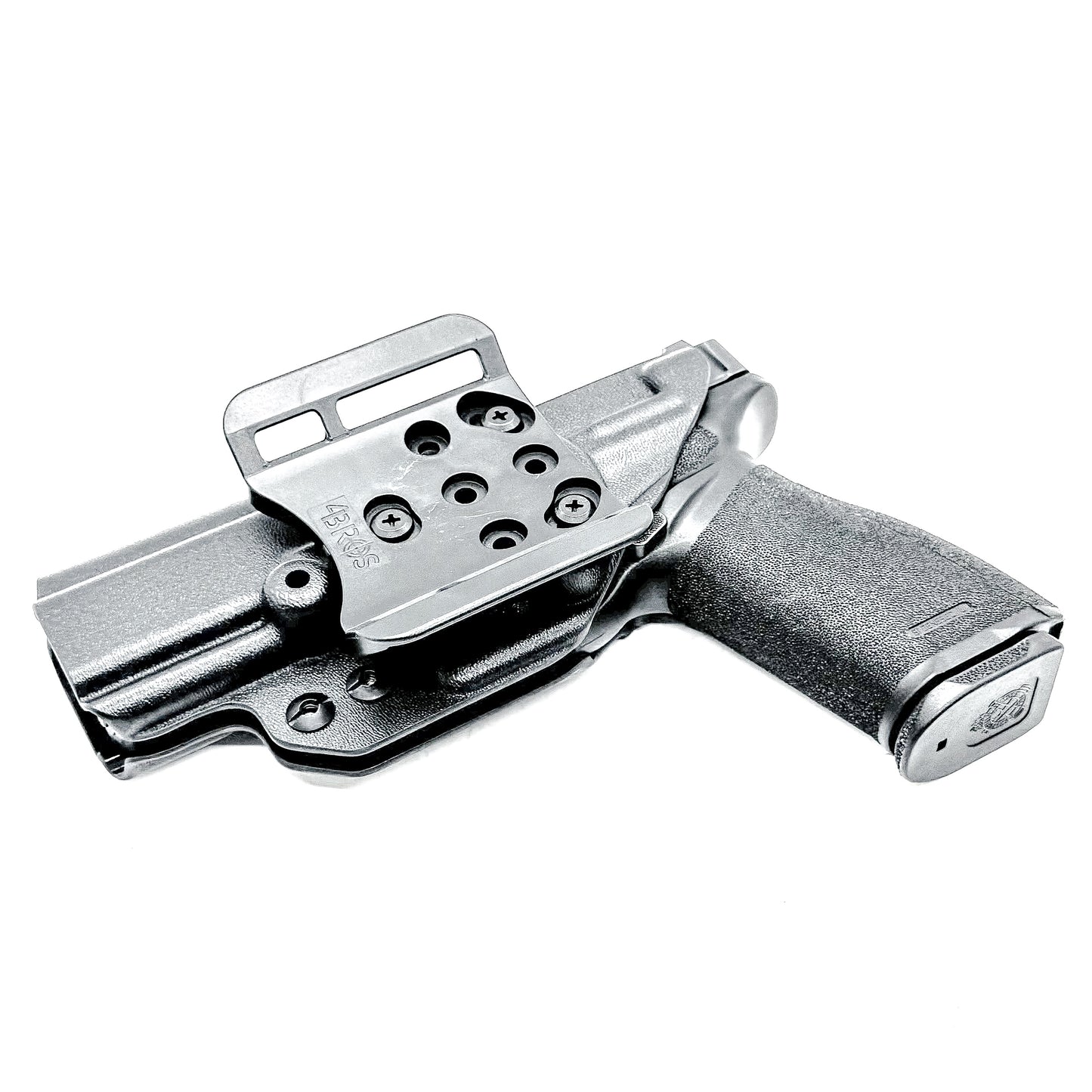 Outside the Waistband (OWB) Holster designed for the Springfield Armory Echelon in black with the 4BROS 1.5" Belt Slide.