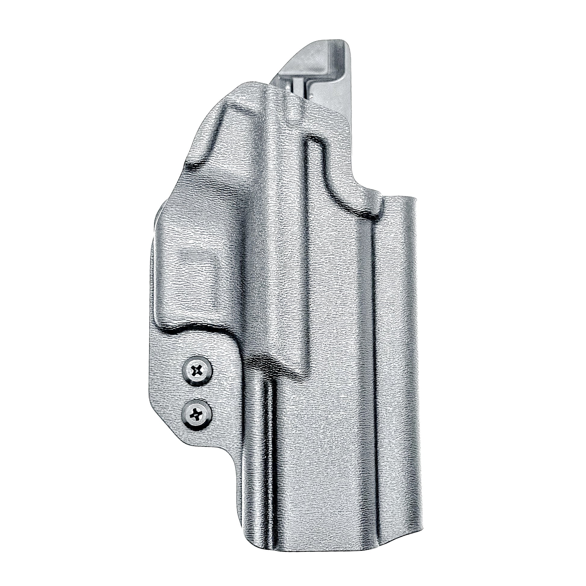 Outside the Waistband (OWB) Holster designed for the Springfield Armory Echelon in black with the 4BROS 1.5" Belt Slide.