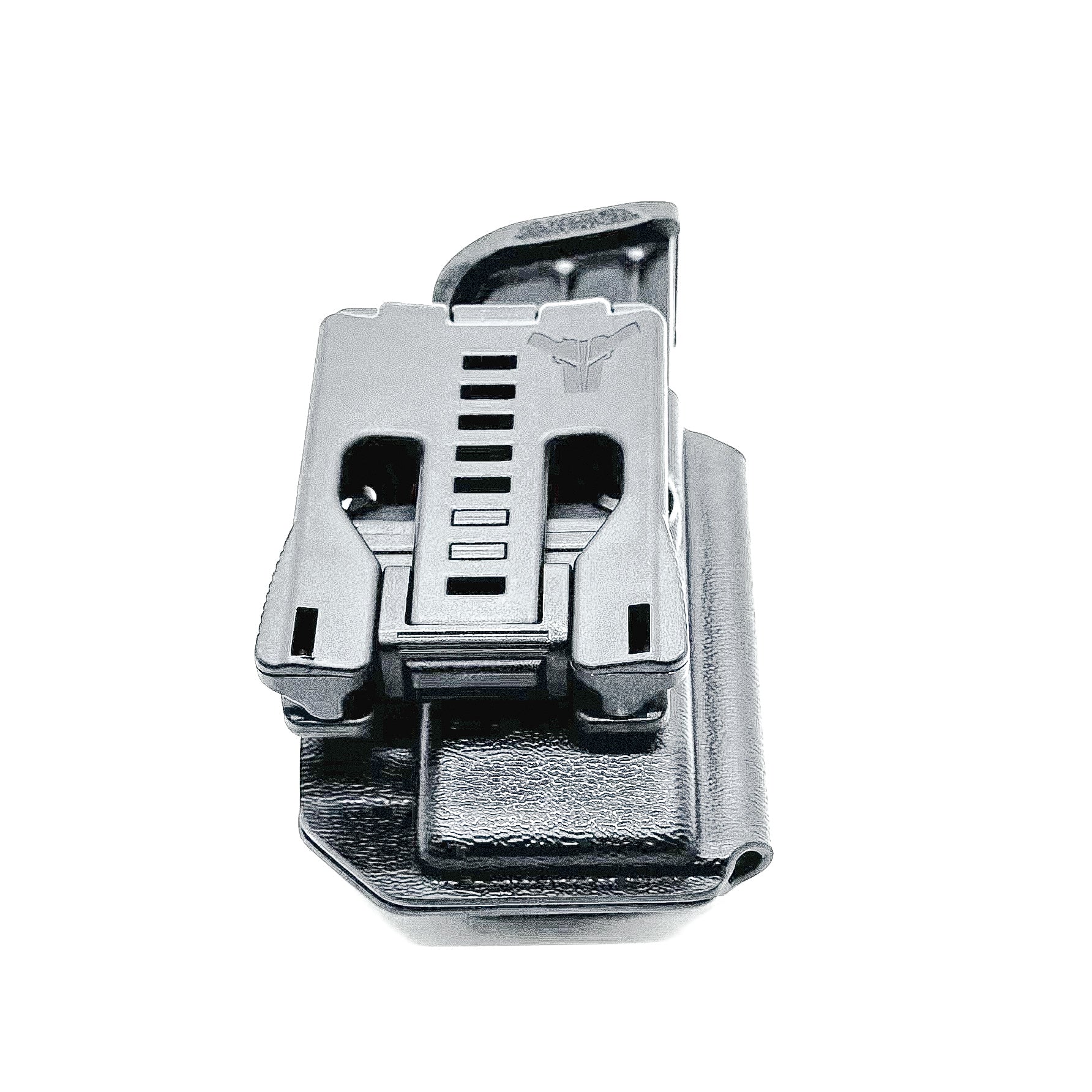 Black Kydex OWB Outside Waistband magazine pouch for Springfield Armory Echelon from Four Brothers 4BROS Holsters.