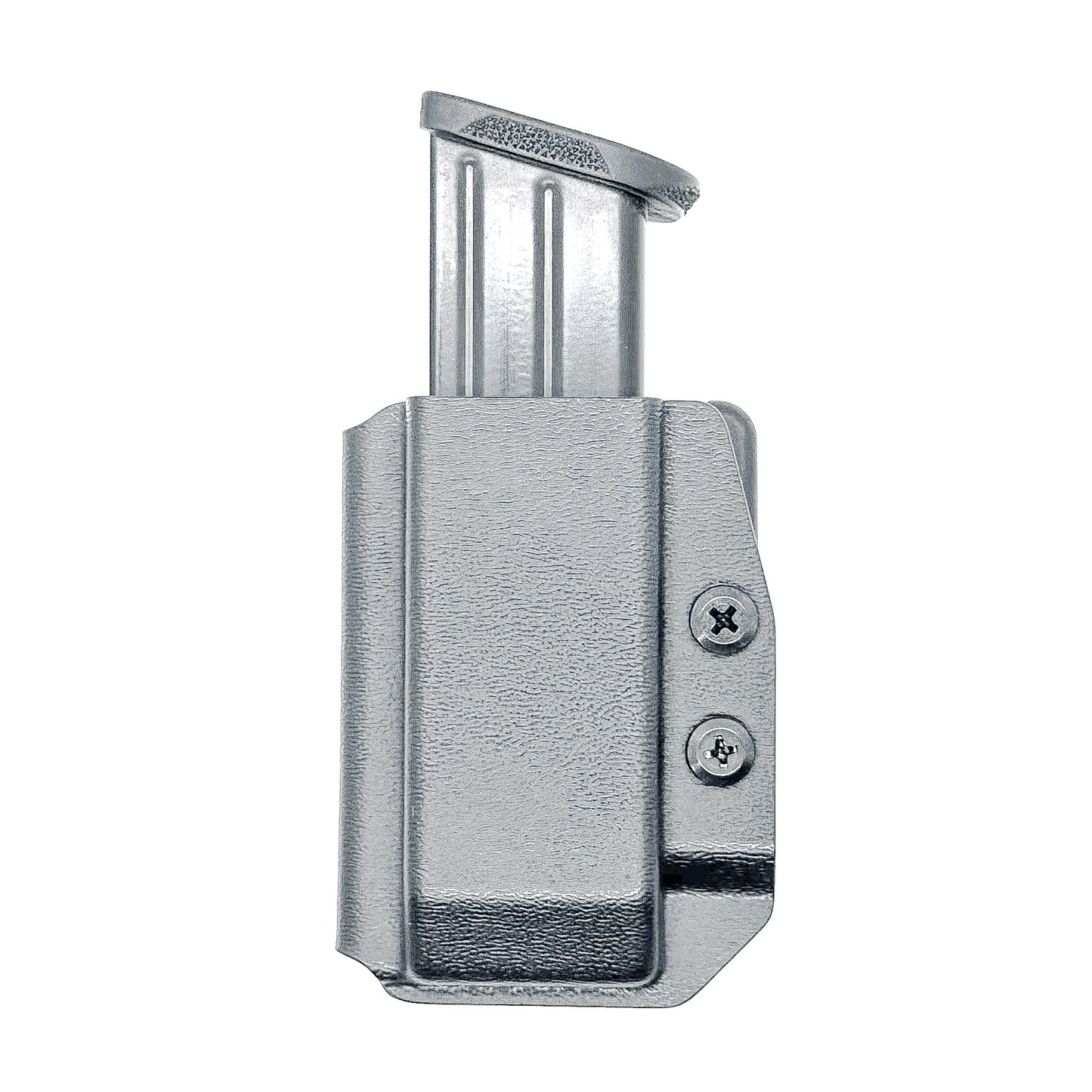 Black Kydex OWB Outside Waistband magazine pouch for Springfield Armory Echelon from Four Brothers 4BROS Holsters.