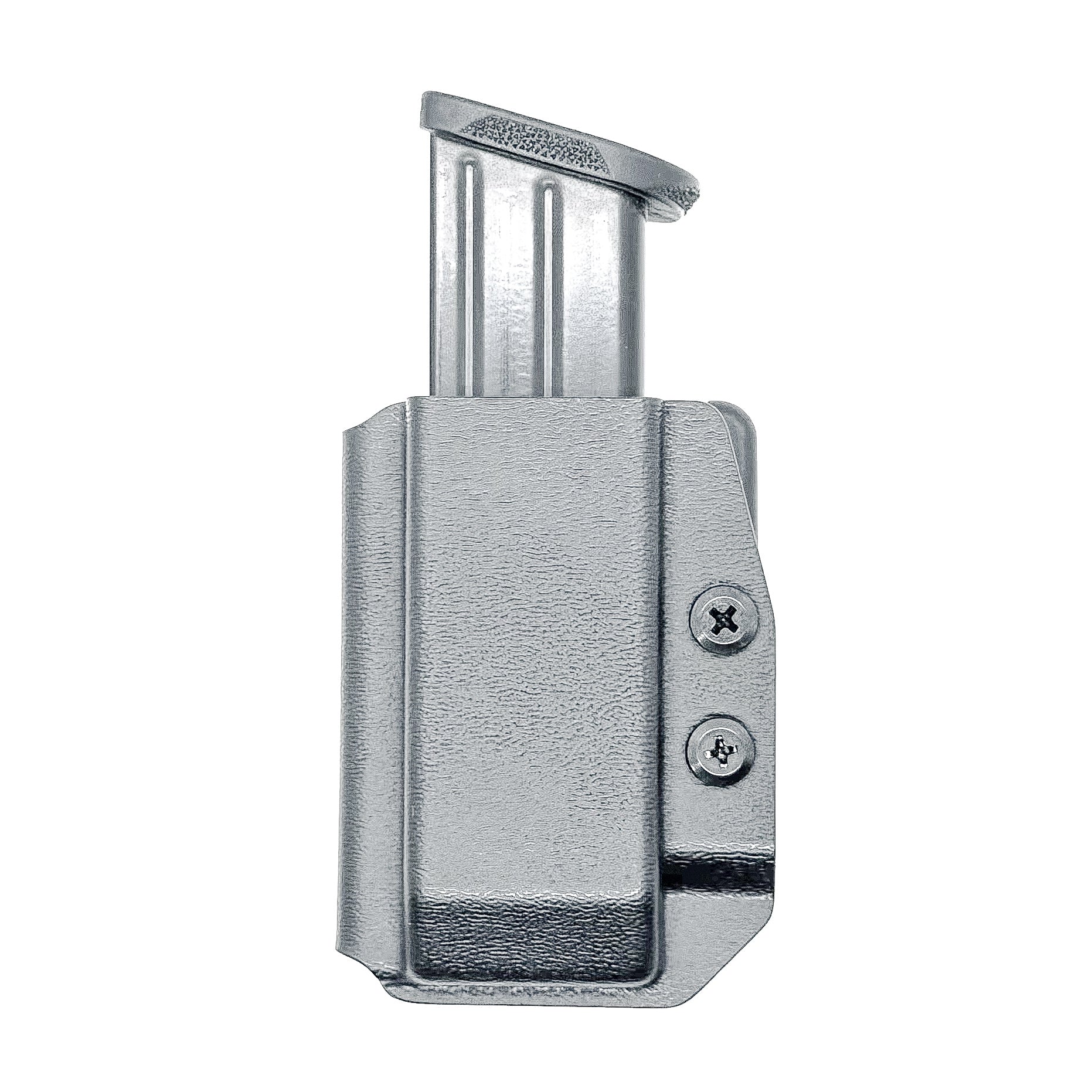 Black Kydex OWB Outside Waistband magazine pouch for Springfield Armory Echelon from Four Brothers 4BROS Holsters.