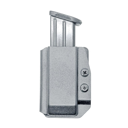 Black Kydex OWB Outside Waistband magazine pouch for Springfield Armory Echelon from Four Brothers 4BROS Holsters.