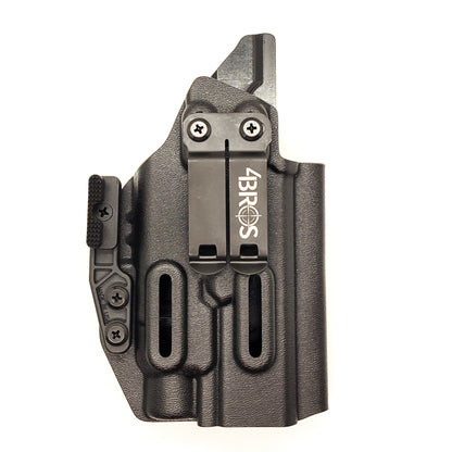 For the best IWB Kydex Inside Waistband Holster for the Springfield Armory Echelon and the Streamlight TLR-7X, A or HL-X, shop Four Brothers 4BROS holsters. 
