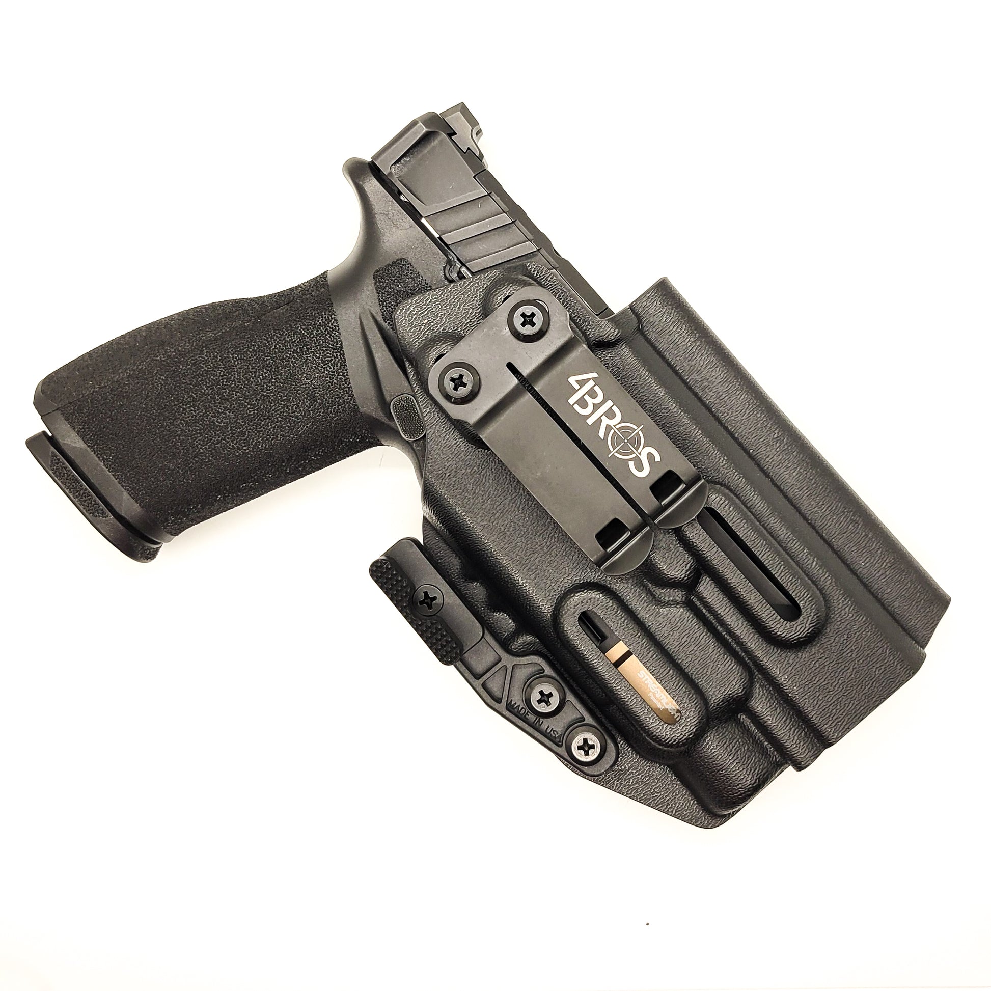 For the best IWB Kydex Inside Waistband Holster for the Springfield Armory Echelon and the Streamlight TLR-7X, A or HL-X, shop Four Brothers 4BROS holsters. 