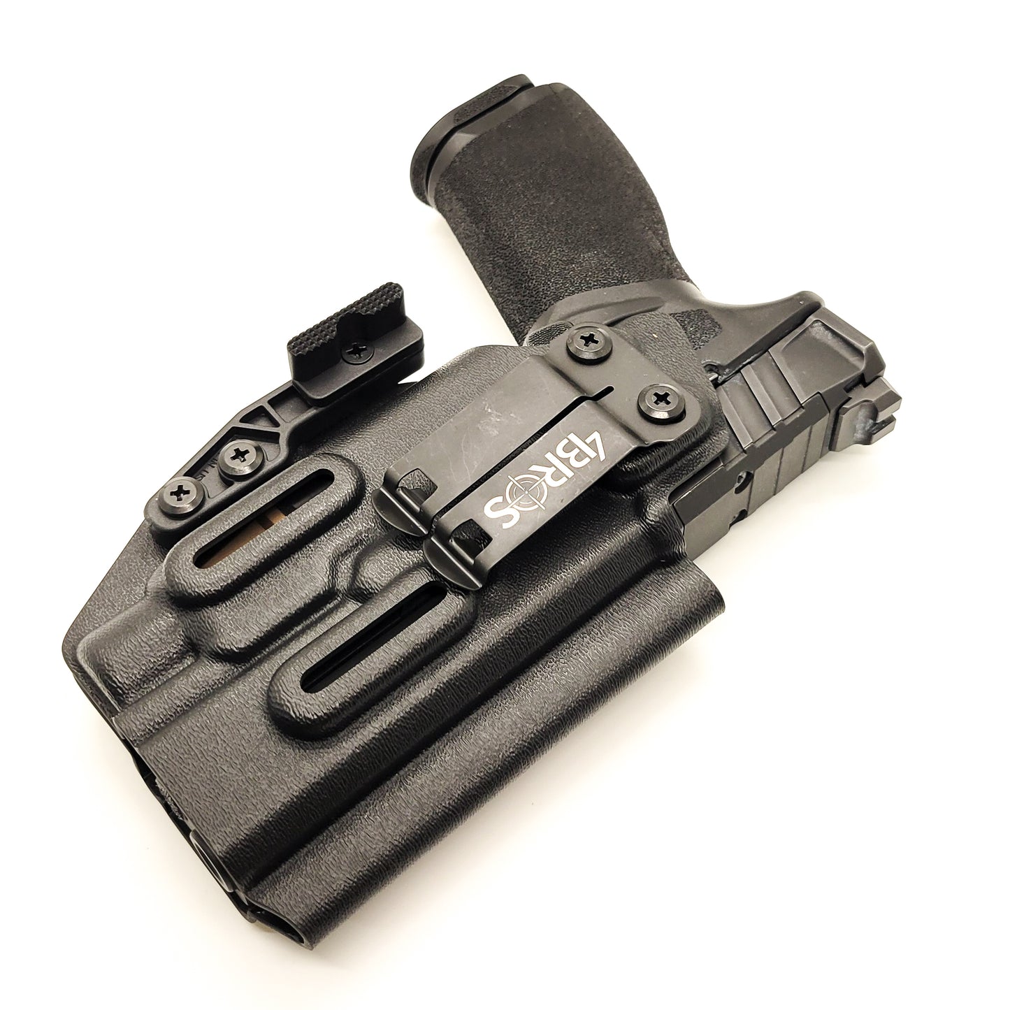 For the best IWB Kydex Inside Waistband Holster for the Springfield Armory Echelon and the Streamlight TLR-7X, A or HL-X, shop Four Brothers 4BROS holsters. 