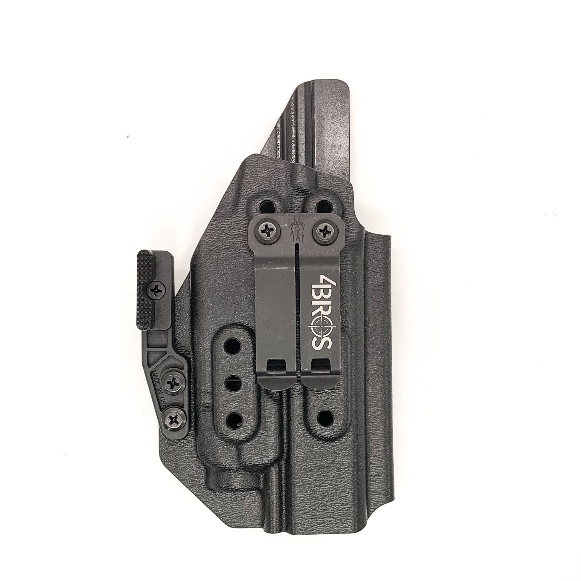 For the best IWB Kydex Inside Waistband Holster for the  Springfield Armory Echelon and Streamlight TLR-7 X or TLR-7 A, shop Four Brothers 4BROS holsters. 
