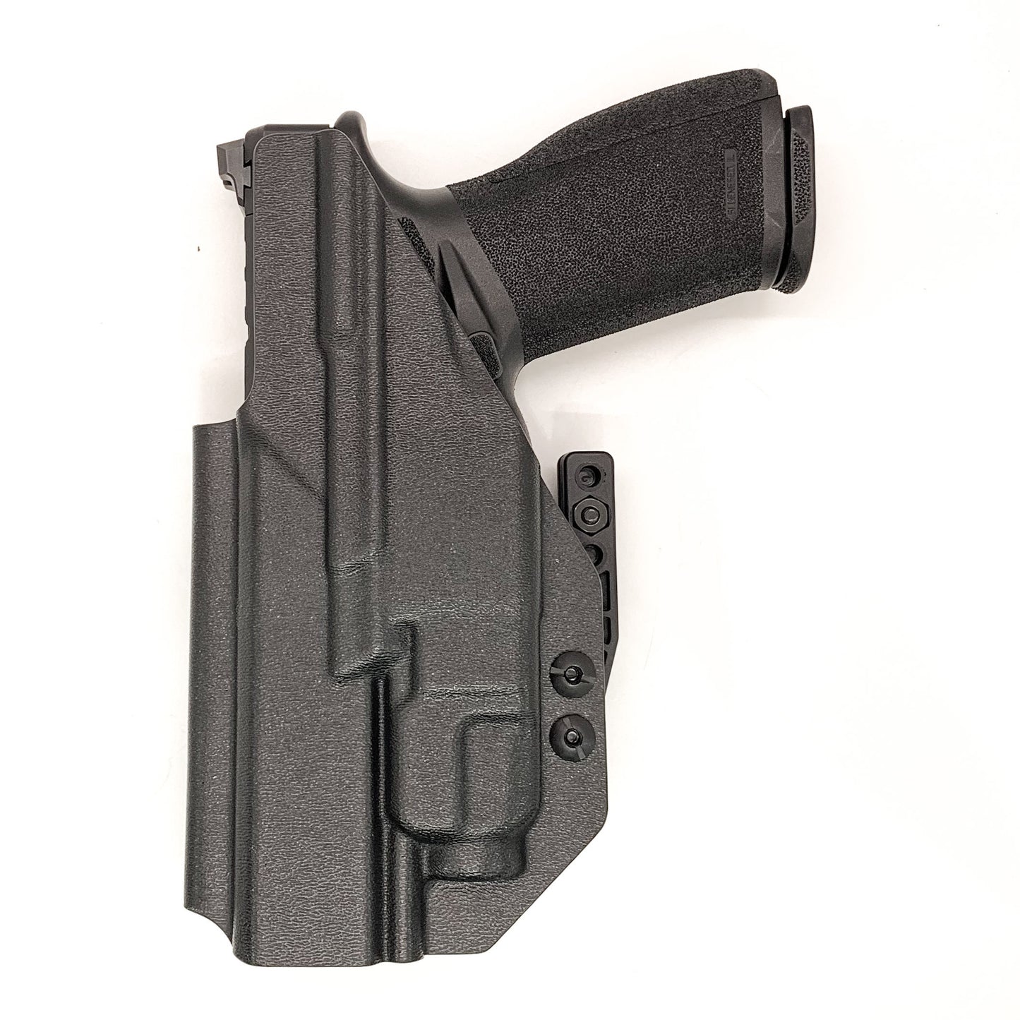 For the best IWB Kydex Inside Waistband Holster for the  Springfield Armory Echelon and Streamlight TLR-7 X or TLR-7 A, shop Four Brothers 4BROS holsters. 