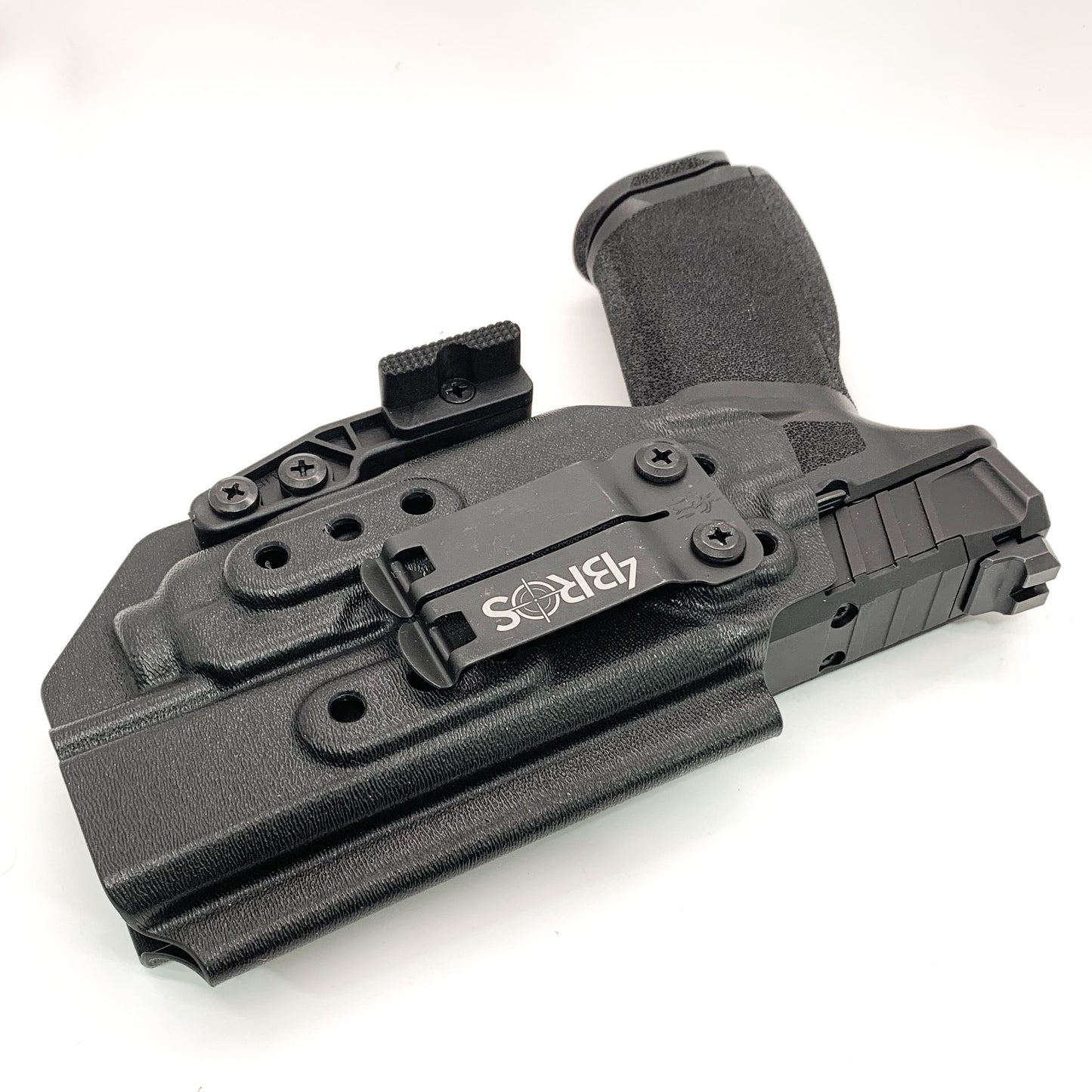 For the best IWB Kydex Inside Waistband Holster for the  Springfield Armory Echelon and Streamlight TLR-7 X or TLR-7 A, shop Four Brothers 4BROS holsters. 