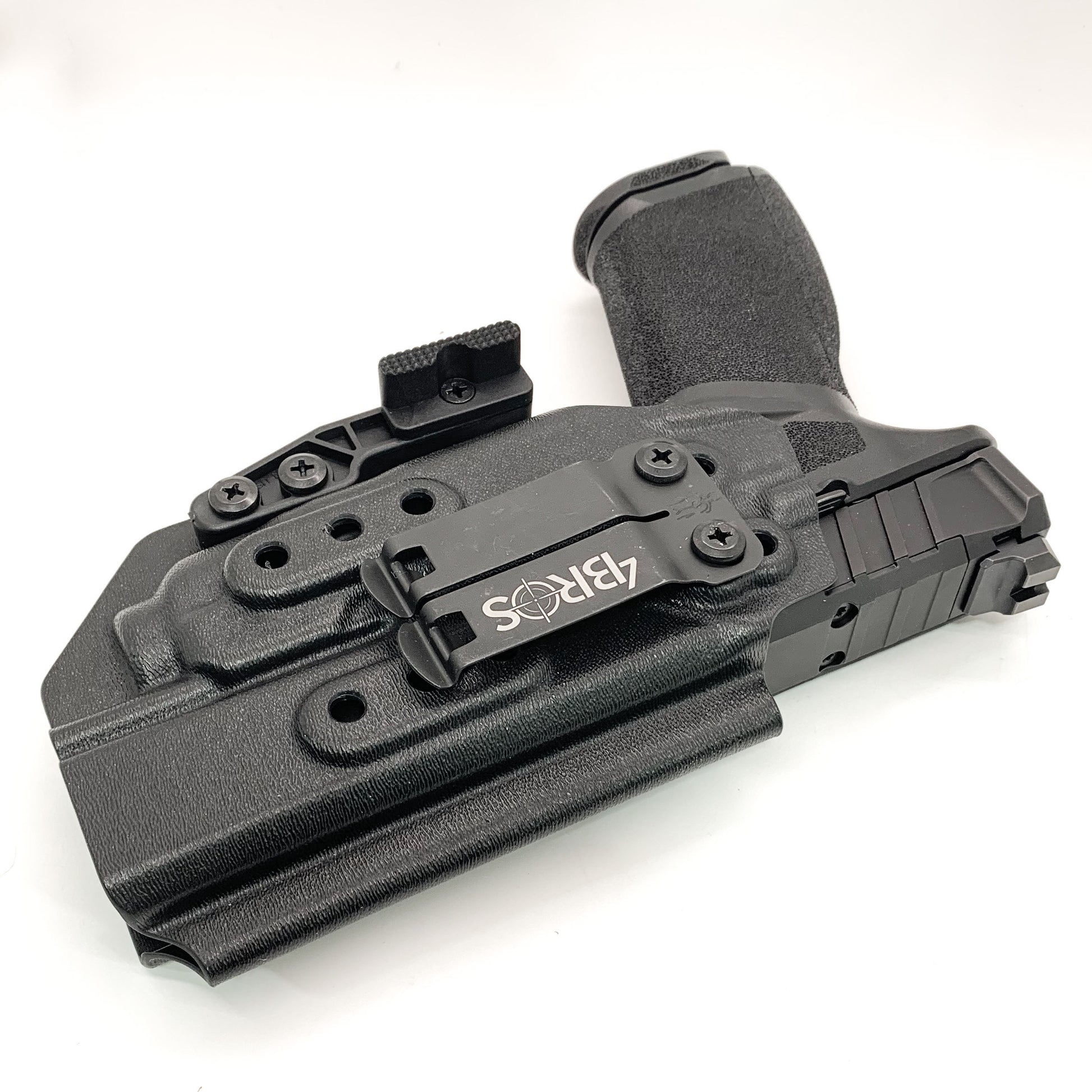 For the best IWB Kydex Inside Waistband Holster for the  Springfield Armory Echelon and Streamlight TLR-7 X or TLR-7 A, shop Four Brothers 4BROS holsters. 