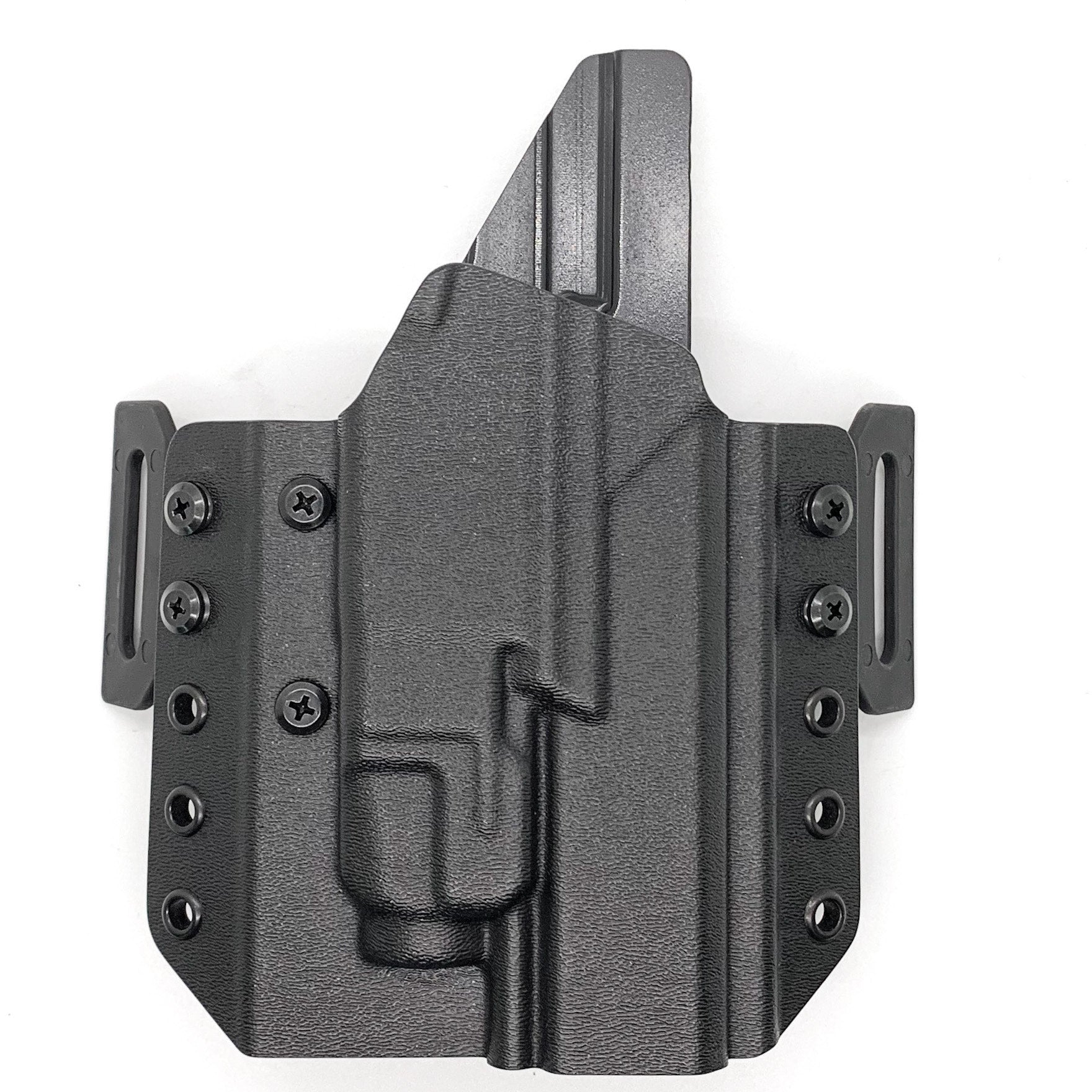 OWB Outside Waistband Kydex holster for Springfield Armory Echelon & TLR-7 X/A holster, adjustable retention, open muzzle, optic/red dot ready. Made in USA.