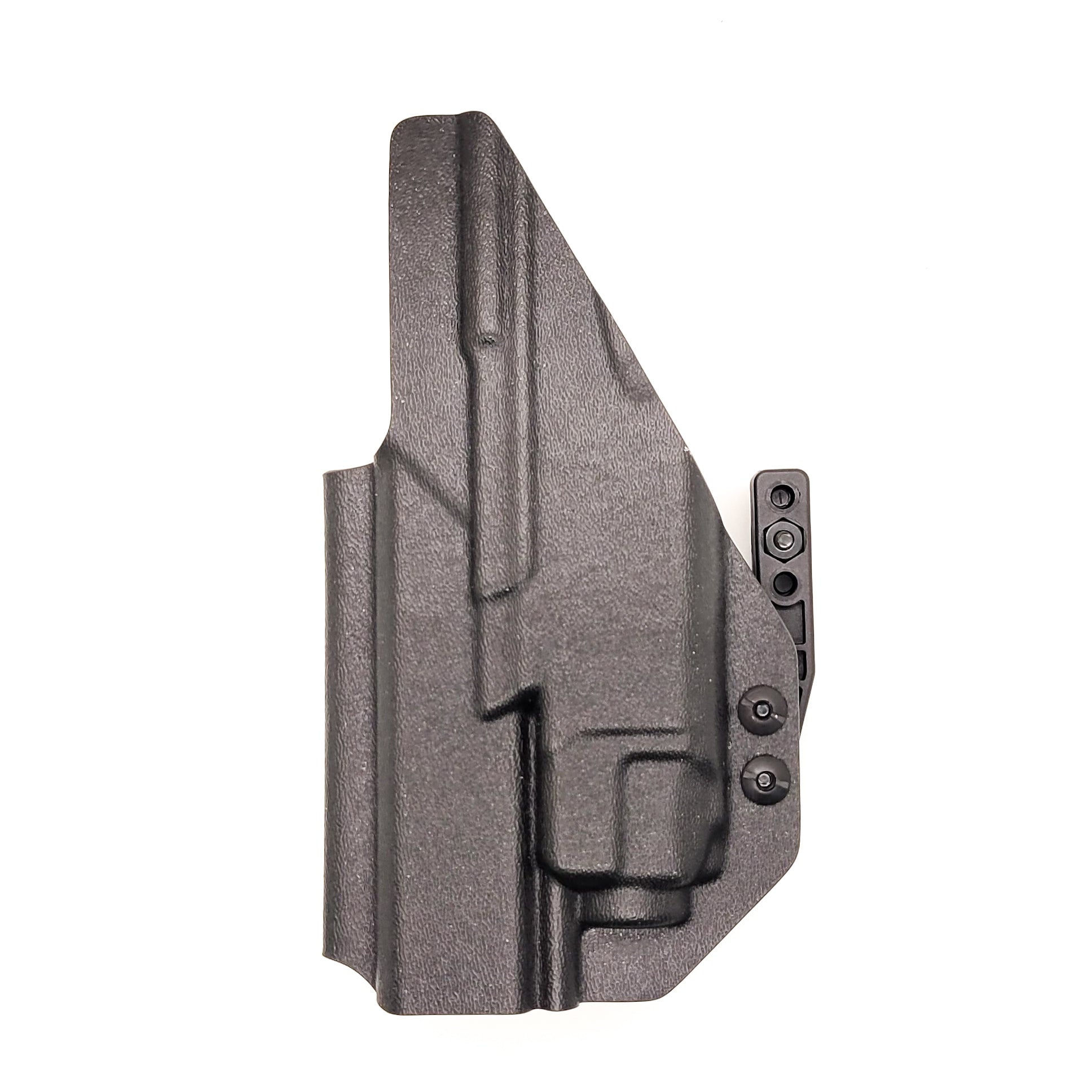 For the best IWB Kydex Inside Waistband Holster for the Springfield Armory Echelon pistol with the Streamlight TLR-8A, shop Four Brothers 4BROS Holsters.  