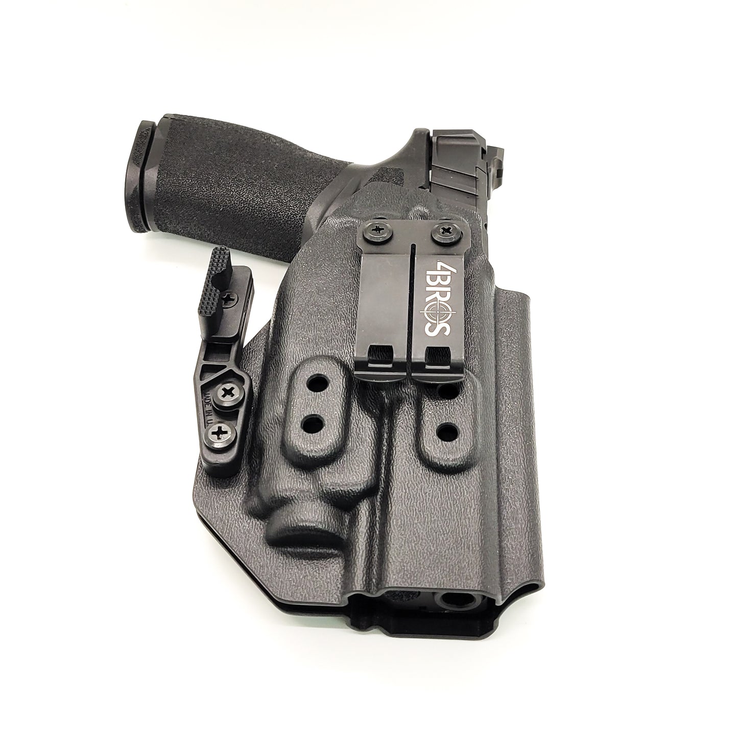 For the best IWB Kydex Inside Waistband Holster for the Springfield Armory Echelon pistol with the Streamlight TLR-8A, shop Four Brothers 4BROS Holsters.  