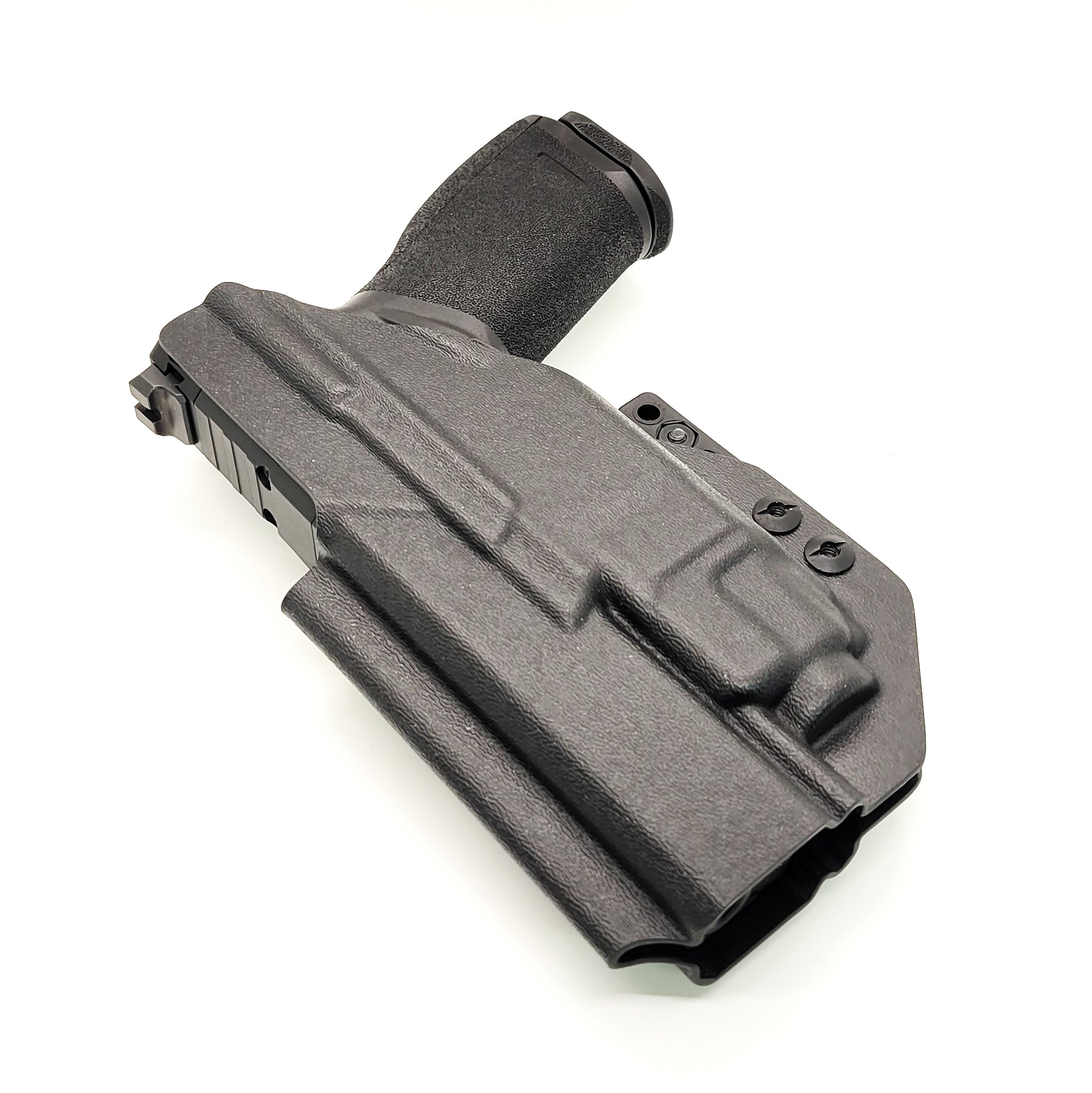 For the best IWB Kydex Inside Waistband Holster for the Springfield Armory Echelon pistol with the Streamlight TLR-8A, shop Four Brothers 4BROS Holsters.  