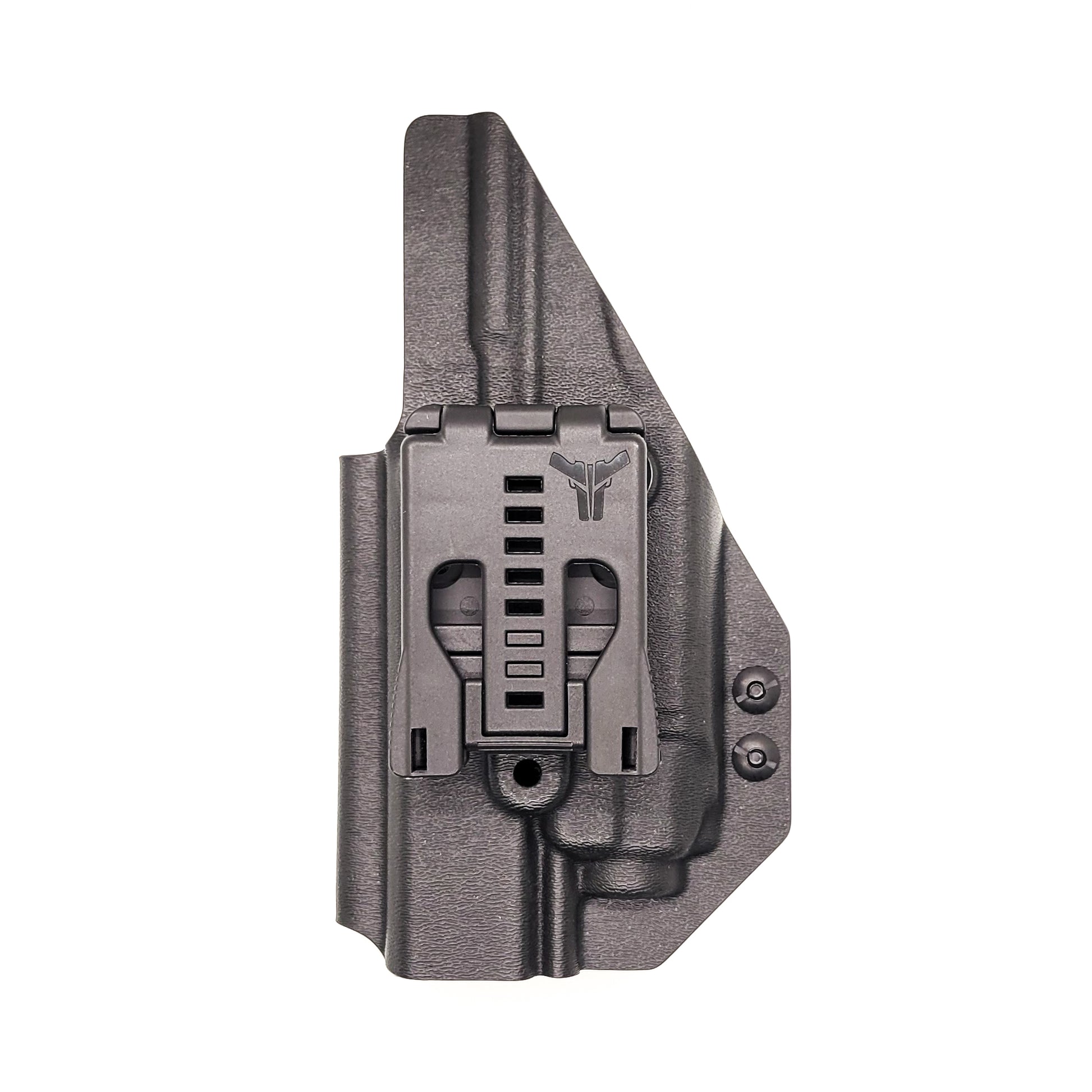 For the best Outside Waistband OWB Holster for the Springfield Armory Echelon & Streamlight TLR-8A installed on the pistol, shop Four Brothers 4BROS Holsters. 