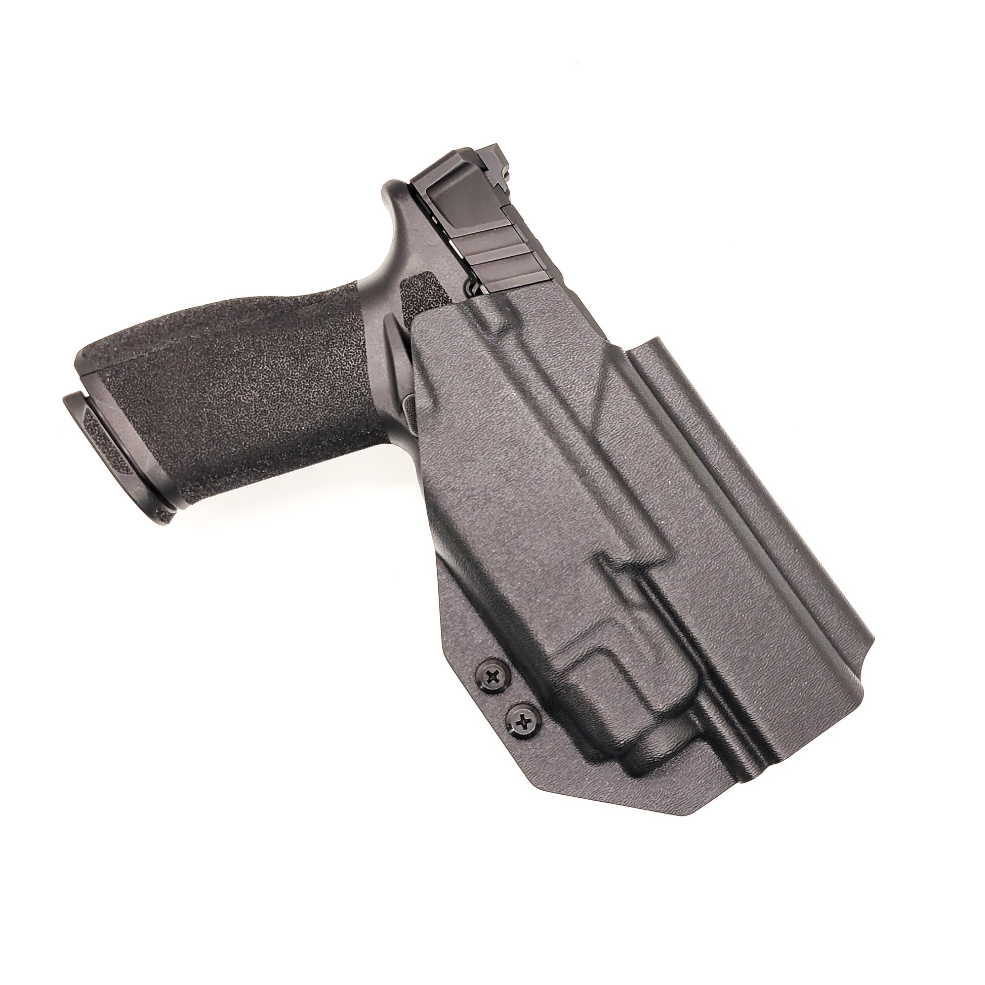 For the best Outside Waistband OWB Holster for the Springfield Armory Echelon & Streamlight TLR-8A installed on the pistol, shop Four Brothers 4BROS Holsters. 