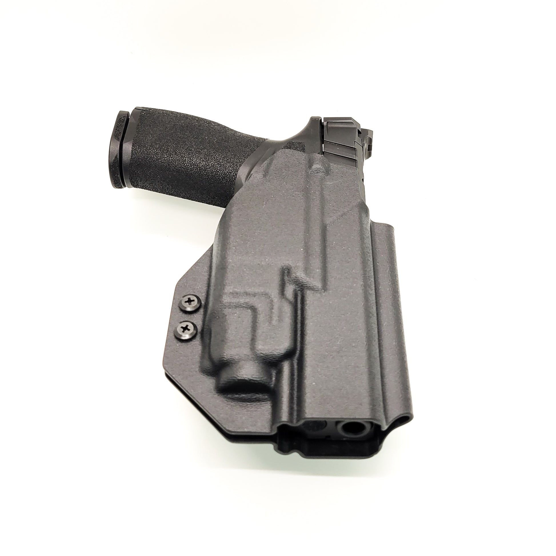 For the best Outside Waistband OWB Holster for the Springfield Armory Echelon & Streamlight TLR-8A installed on the pistol, shop Four Brothers 4BROS Holsters. 