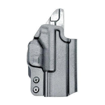 OWB Outside Waistband Holster for the Springfield Armory Hellcat in black with a 4BROS 1.5" Belt Slide.