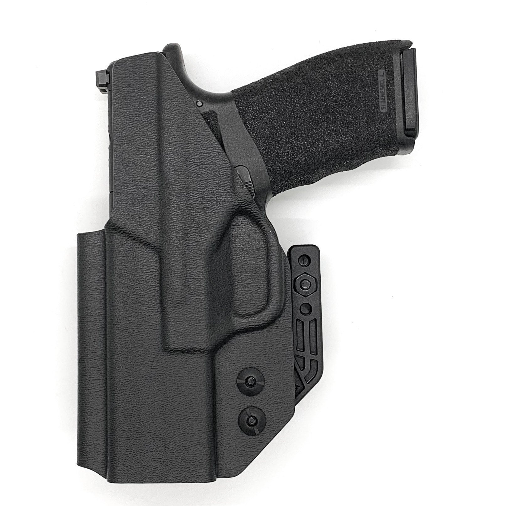 For the best IWB Kydex Inside Waistband Holster for the  Springfield Armory Hellcat Pro with or without a red dot sight, shop Four Brothers 4BROS Holsters. 