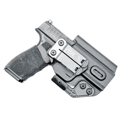 Black Hellcat Pro Inside Waistband holster with Monoblock and Modwing