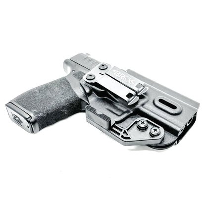 Black Hellcat Pro Inside Waistband holster with Monoblock and Modwing