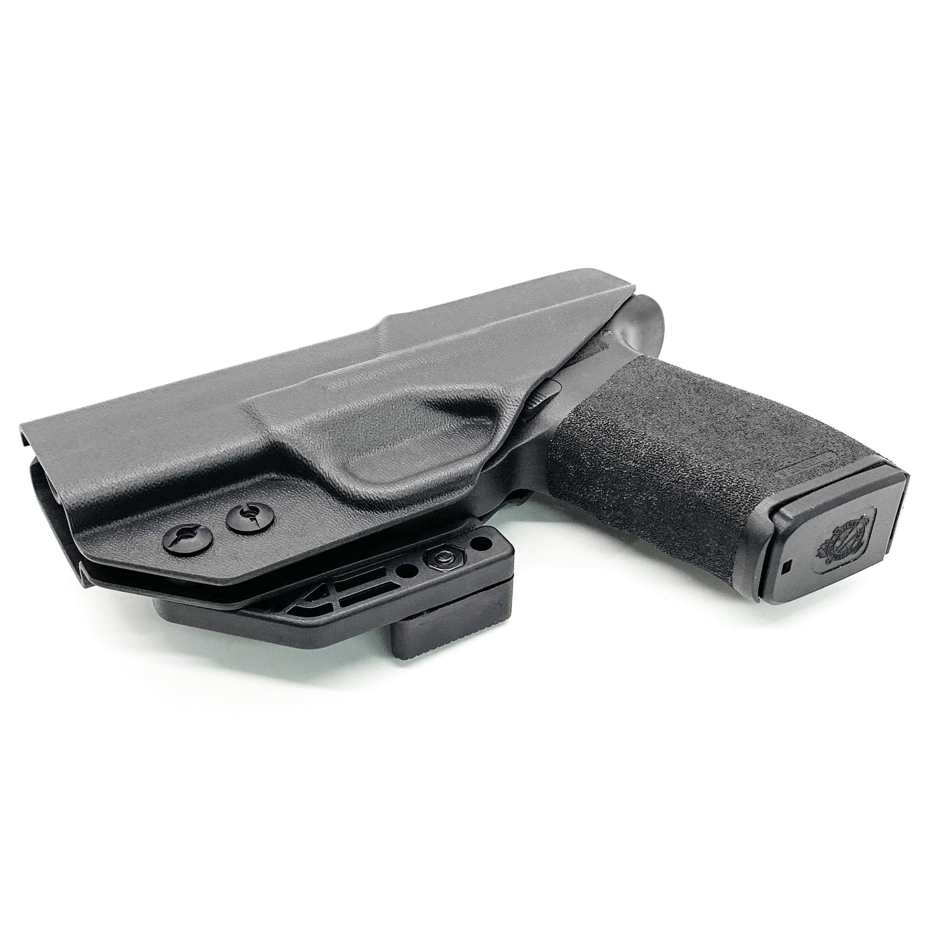 For the best IWB Kydex Inside Waistband Holster for the  Springfield Armory Hellcat Pro with or without a red dot sight, shop Four Brothers 4BROS Holsters. 