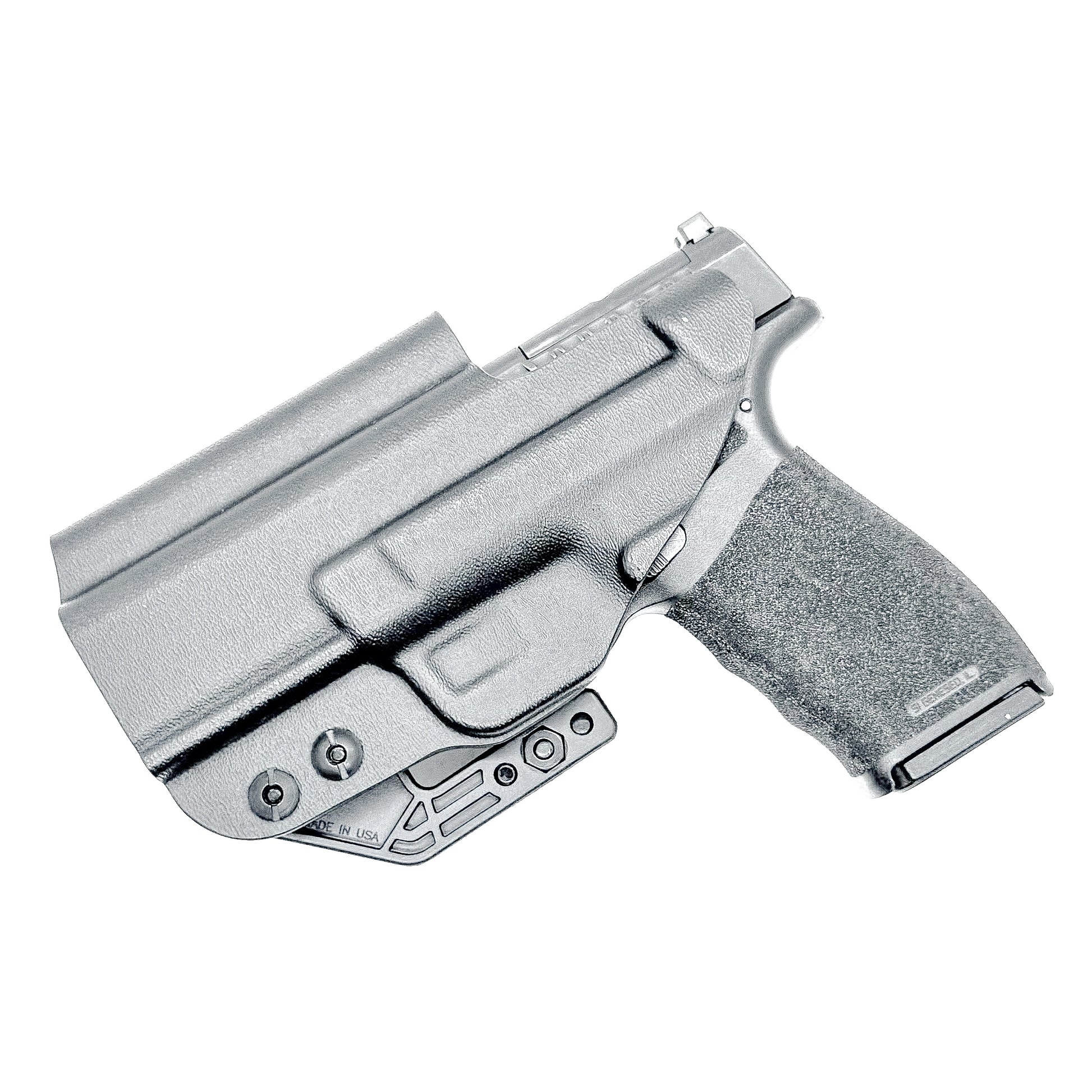 Black Hellcat Pro Inside Waistband holster with Monoblock and Modwing