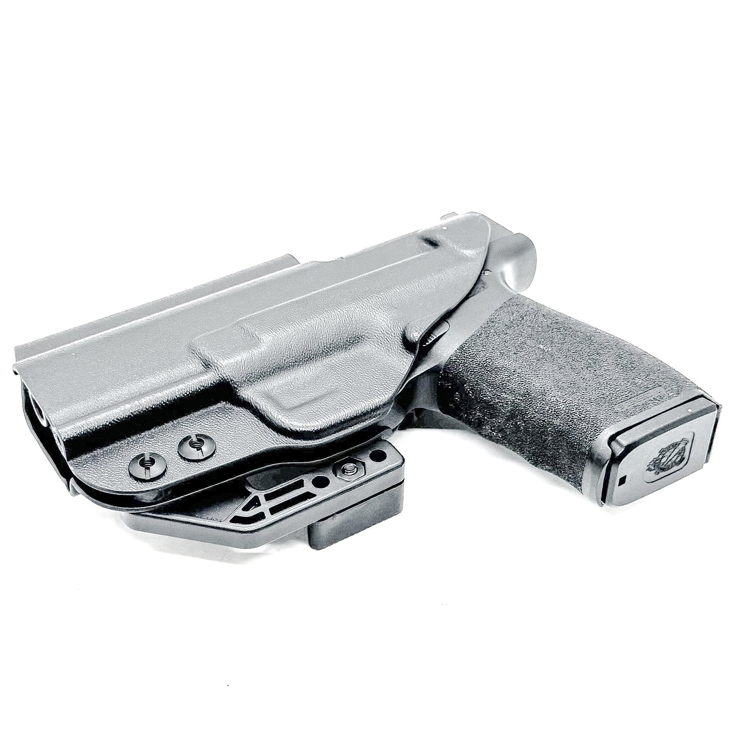 Black Hellcat Pro Inside Waistband holster with Monoblock and Modwing