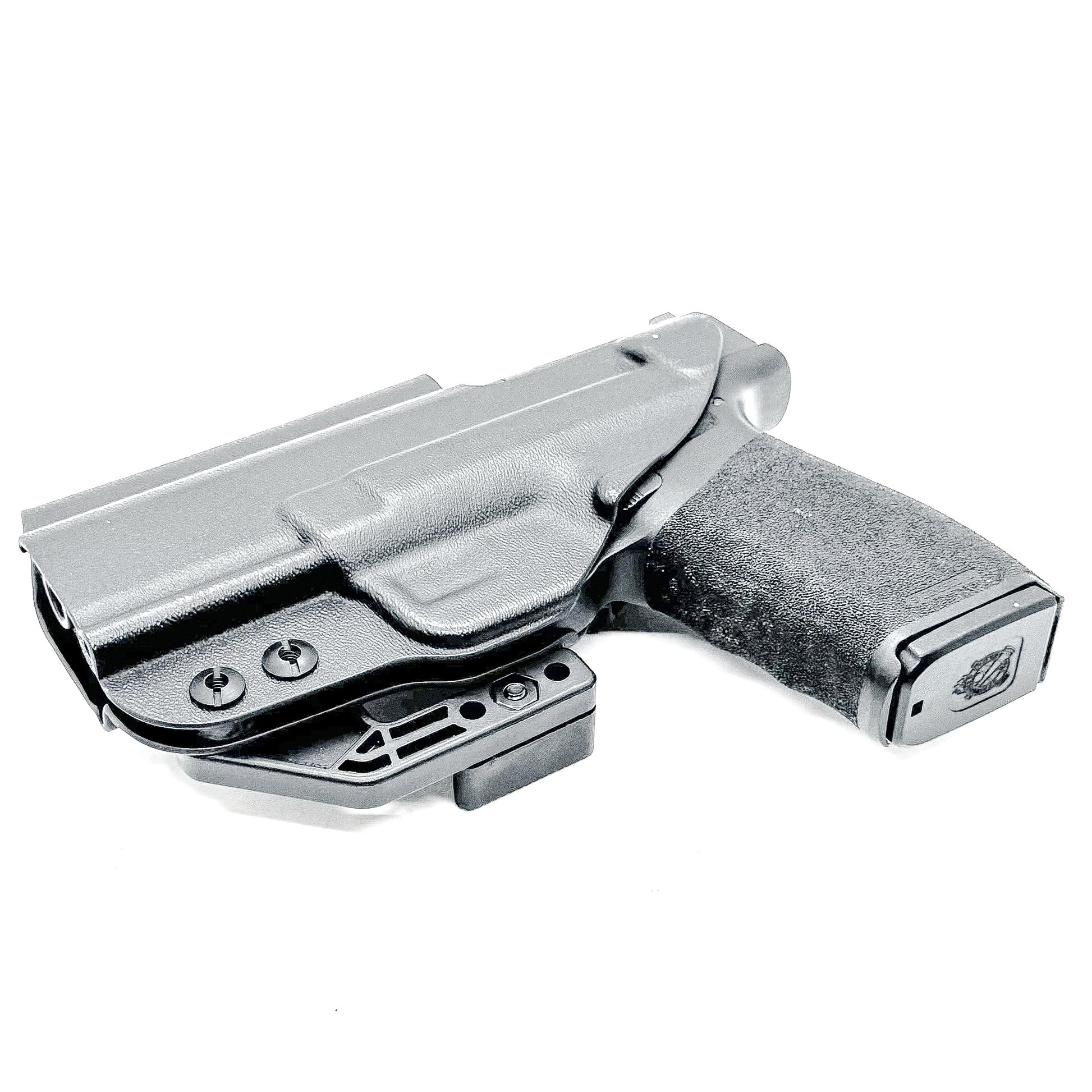 Black Hellcat Pro Inside Waistband holster with Monoblock and Modwing