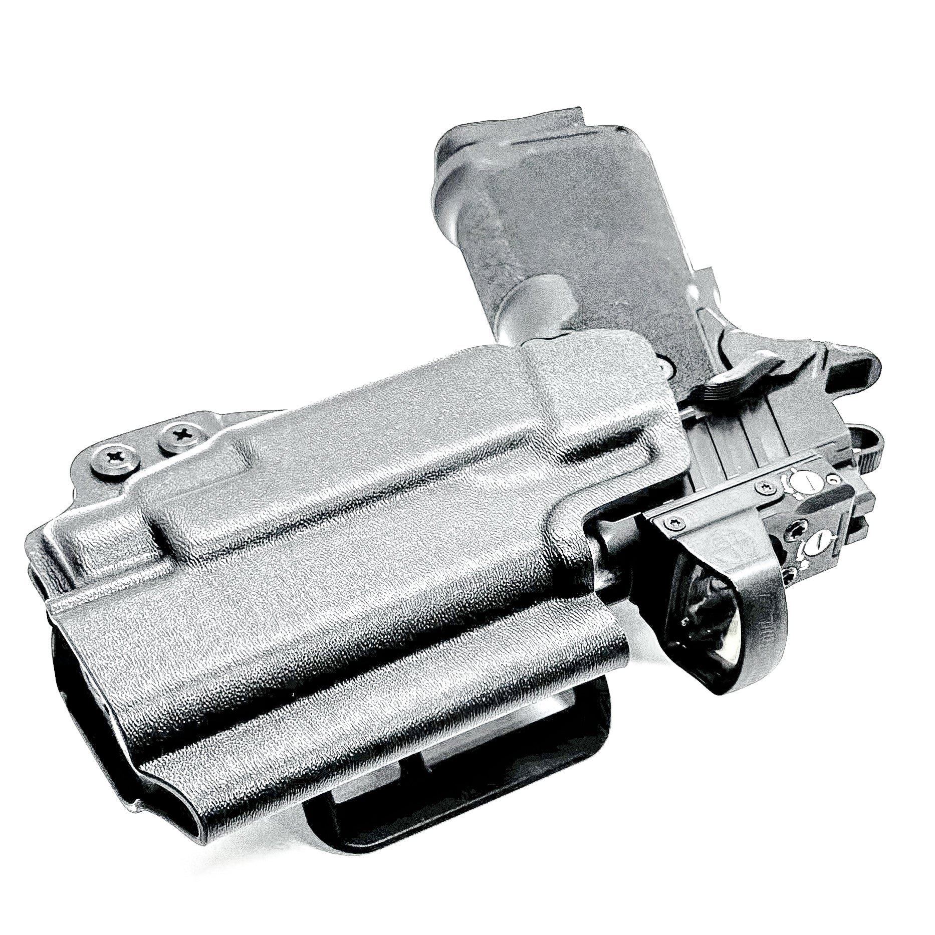 Outside Waistband Kydex holster for Springfield Prodigy 1911 DS 4.25" and 3.5" & TLR-7 HL-X – red dot compatible, adjustable retention. Made in the USA.