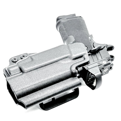 Outside Waistband Kydex holster for Springfield Prodigy 1911 DS 4.25" and 3.5" & TLR-7 HL-X – red dot compatible, adjustable retention. Made in the USA.