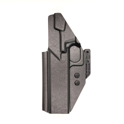 For the best Inside Waistband IWB AIWB Appendix Kydex Holster designed to fit the Springfield Armory 1911 DS Prodigy 5" & 4.25" with a red dot sight mounted to the pistol, shop to Four Brothers Holsters.  Full sweat guard, adjustable retention, minimal material, & smooth for reduced printing. Proudly made in the USA 