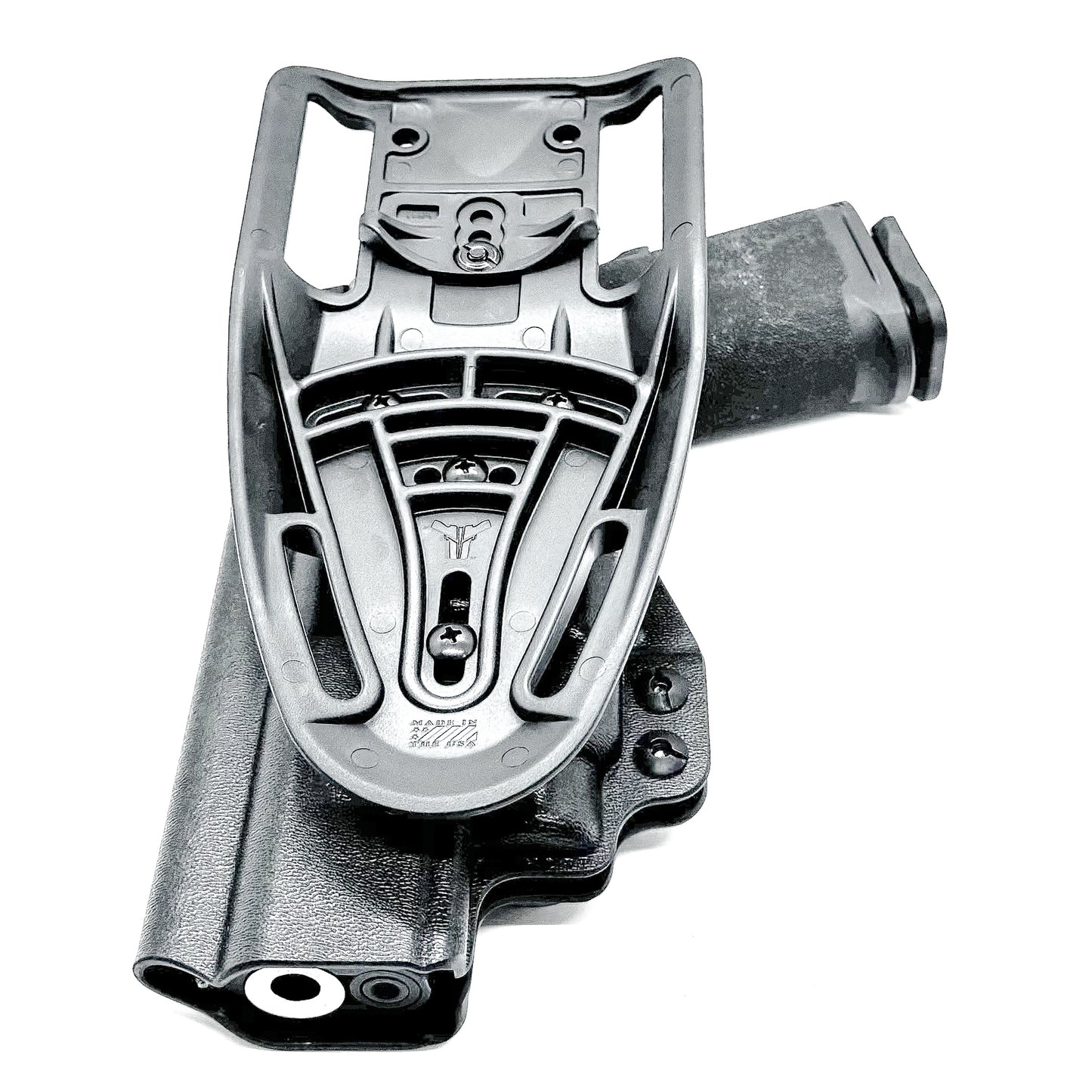 OWB competition-style holster for Springfield 1911 DS Prodigy 5" & TLR-7 HL-X. Red dot and suppressor sight compatible, open muzzle, adjustable cant. USA Made.