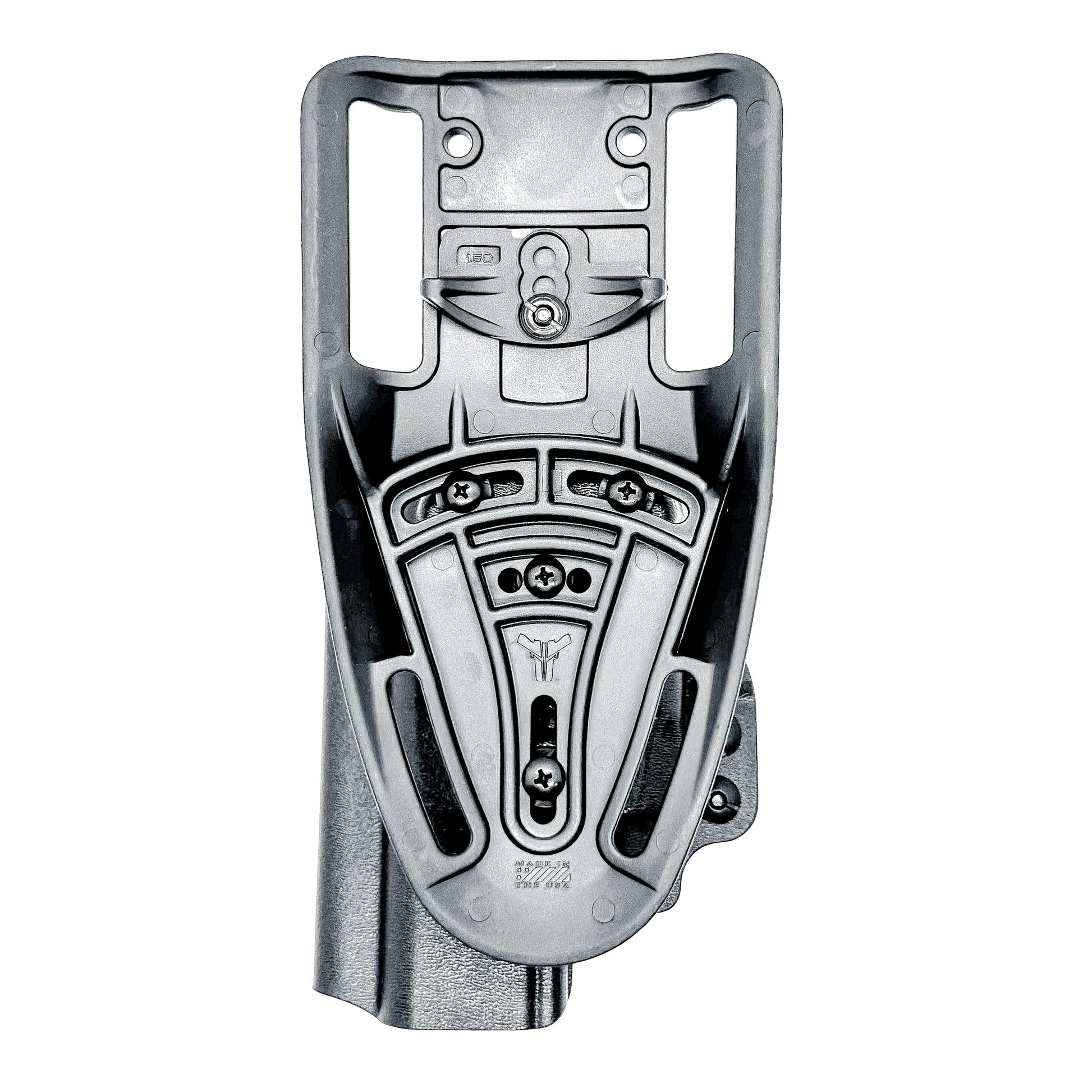 OWB competition-style holster for Springfield 1911 DS Prodigy 5" & TLR-7 HL-X. Red dot and suppressor sight compatible, open muzzle, adjustable cant. USA Made.