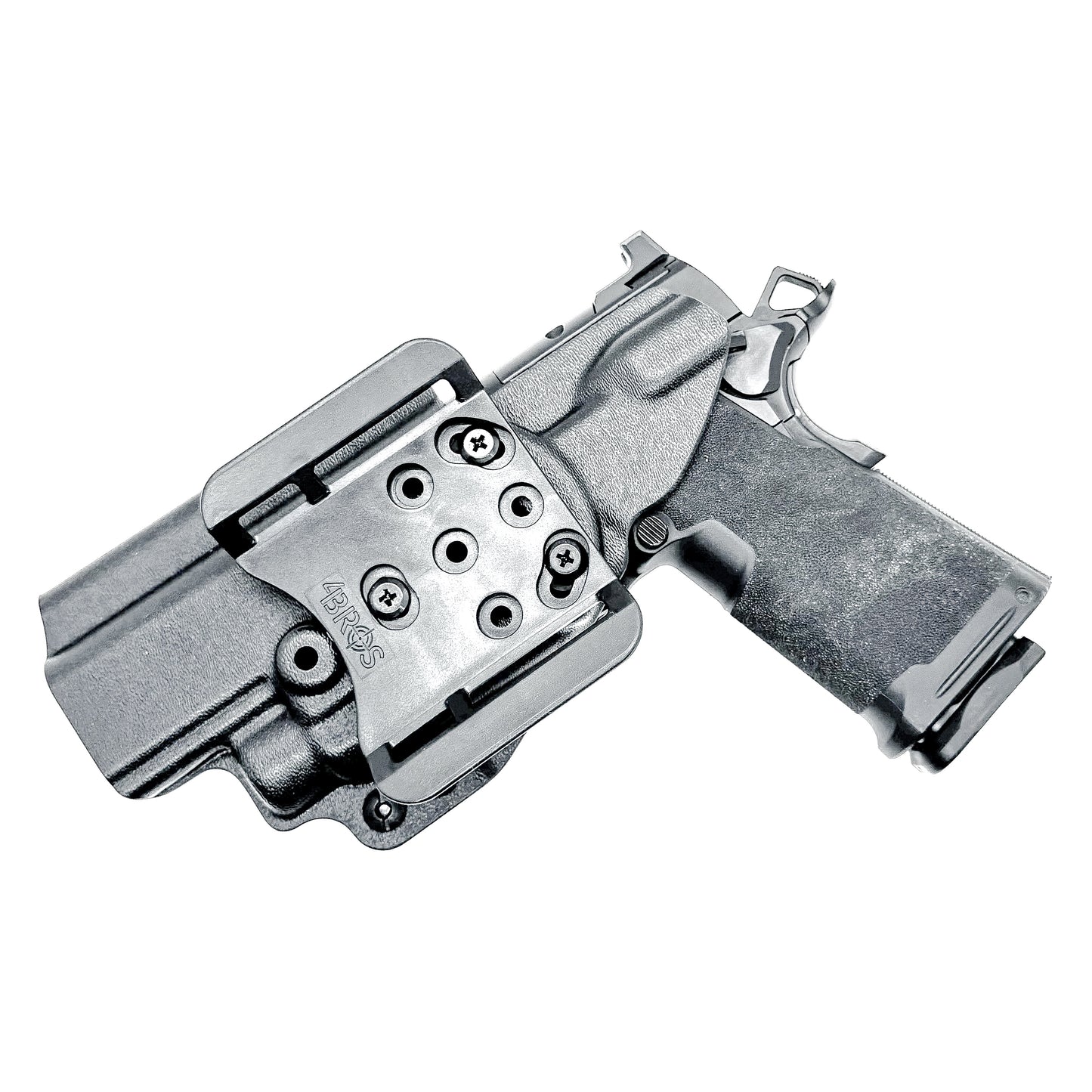 Outside Waistband Kydex holster for Springfield Prodigy 1911 DS 4.25" and 5" & TLR-7 HL-X – red dot compatible, adjustable retention. Made in the USA.