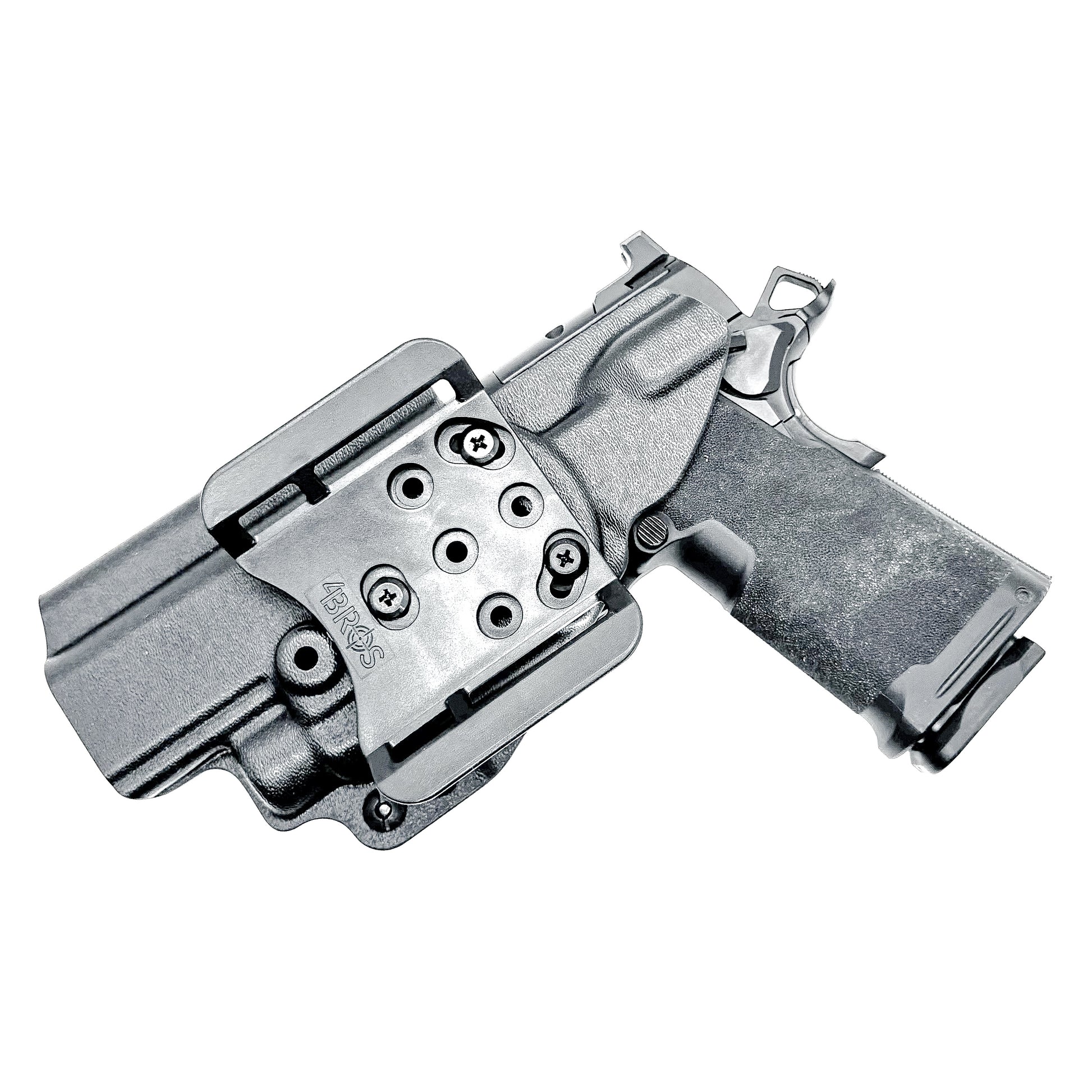 Outside Waistband Kydex holster for Springfield Prodigy 1911 DS 4.25" and 5" & TLR-7 HL-X – red dot compatible, adjustable retention. Made in the USA.