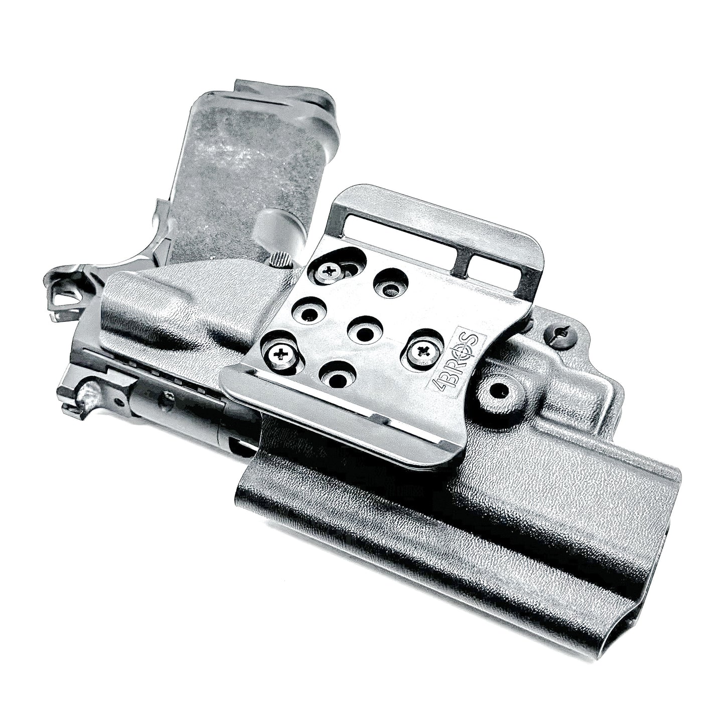 Outside Waistband Kydex holster for Springfield Prodigy 1911 DS 4.25" and 5" & TLR-7 HL-X – red dot compatible, adjustable retention. Made in the USA.