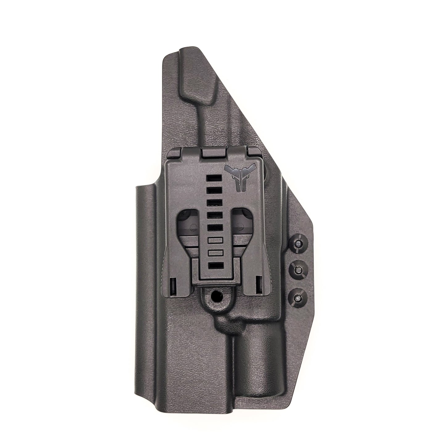 For the best Outside Waistband OWB Holster for the Springfield Armory 1911 DS Prodigy 5" & 4.25" and Surefire X300U A or B, shop Four Brothers 4BROS Holsters. 