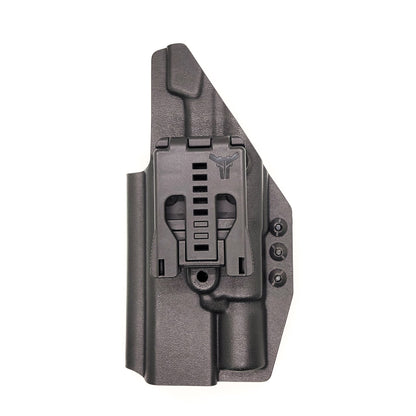 For the best Outside Waistband OWB Holster for the Springfield Armory 1911 DS Prodigy 5" & 4.25" and Surefire X300U A or B, shop Four Brothers 4BROS Holsters. 