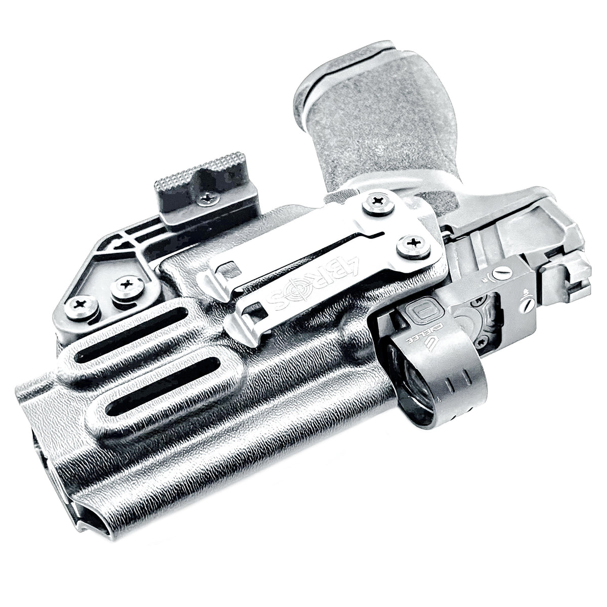 For the best Kydex IWB AIWB Inside Waistband Holster for the Springfield Armory Echelon 4.0C pistol shop Four Brothers 4BROS Holsters. Proudly made in the USA