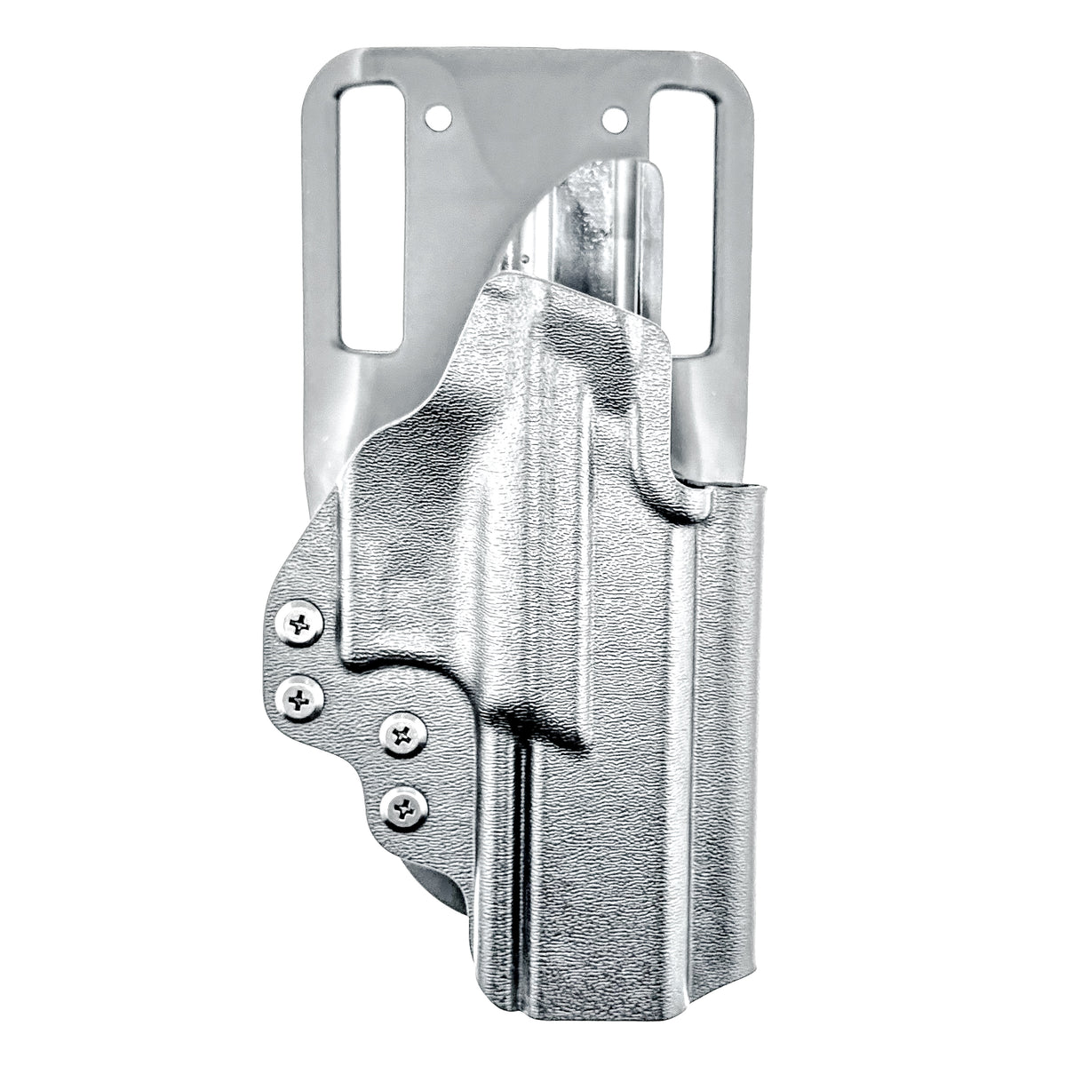 Springfield Echelon 4.5F competition OWB holster for USPSA, 3-Gun, and Steel Challenge. Adjustable retention and durable .093” thermoplastic
