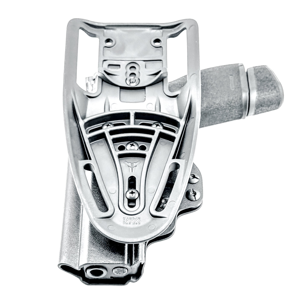 Springfield Echelon 4.5F competition OWB holster for USPSA, 3-Gun, and Steel Challenge. Adjustable retention and durable .093” thermoplastic
