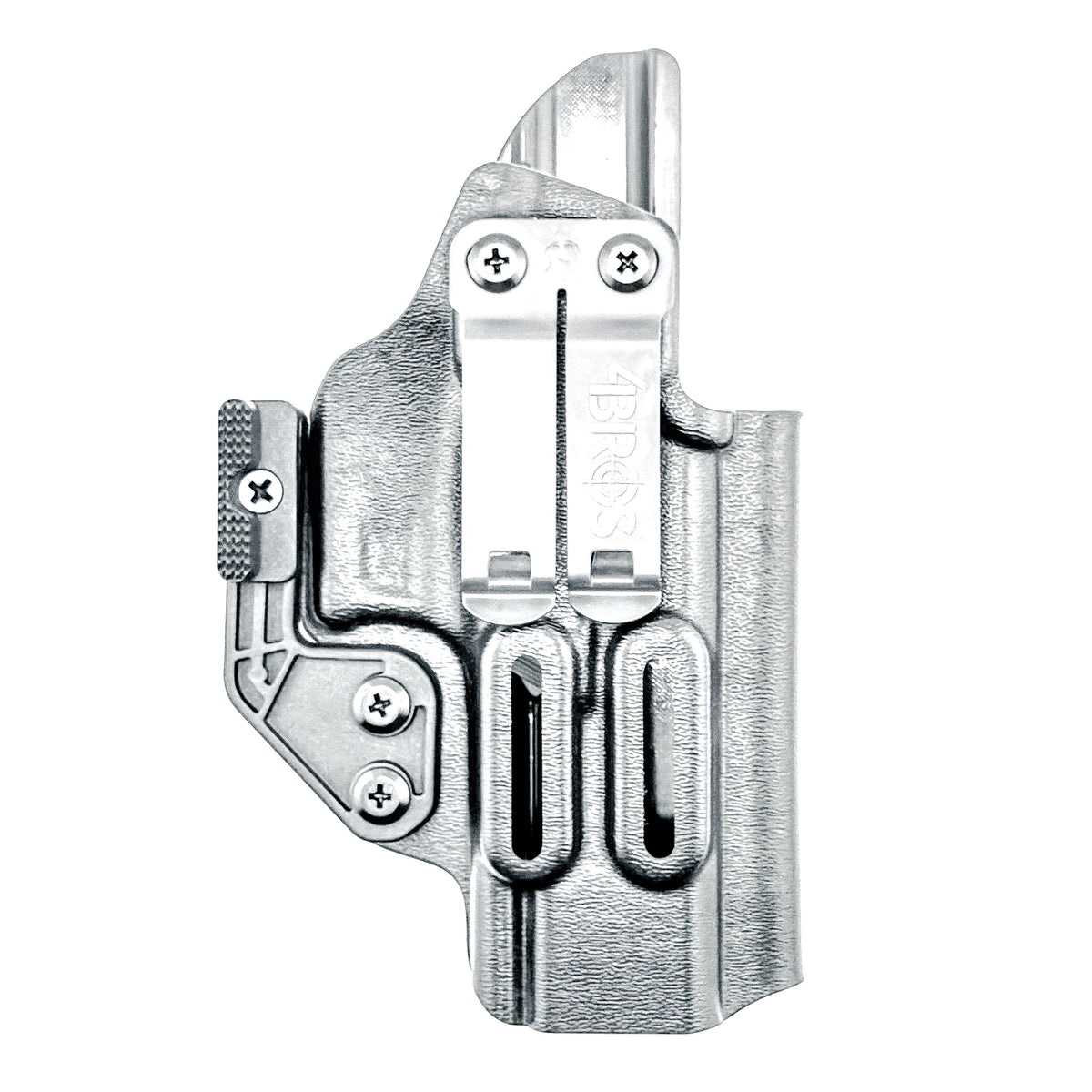 For the best Kydex IWB Inside Waistband Holster for the Springfield Armory Echelon shop Four Brothers 4BROS Holsters. Fits most Red Dot Sights. Made in USA