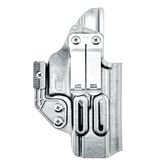 For the best Kydex IWB Inside Waistband Holster for the Springfield Armory Echelon shop Four Brothers 4BROS Holsters. Fits most Red Dot Sights. Made in USA